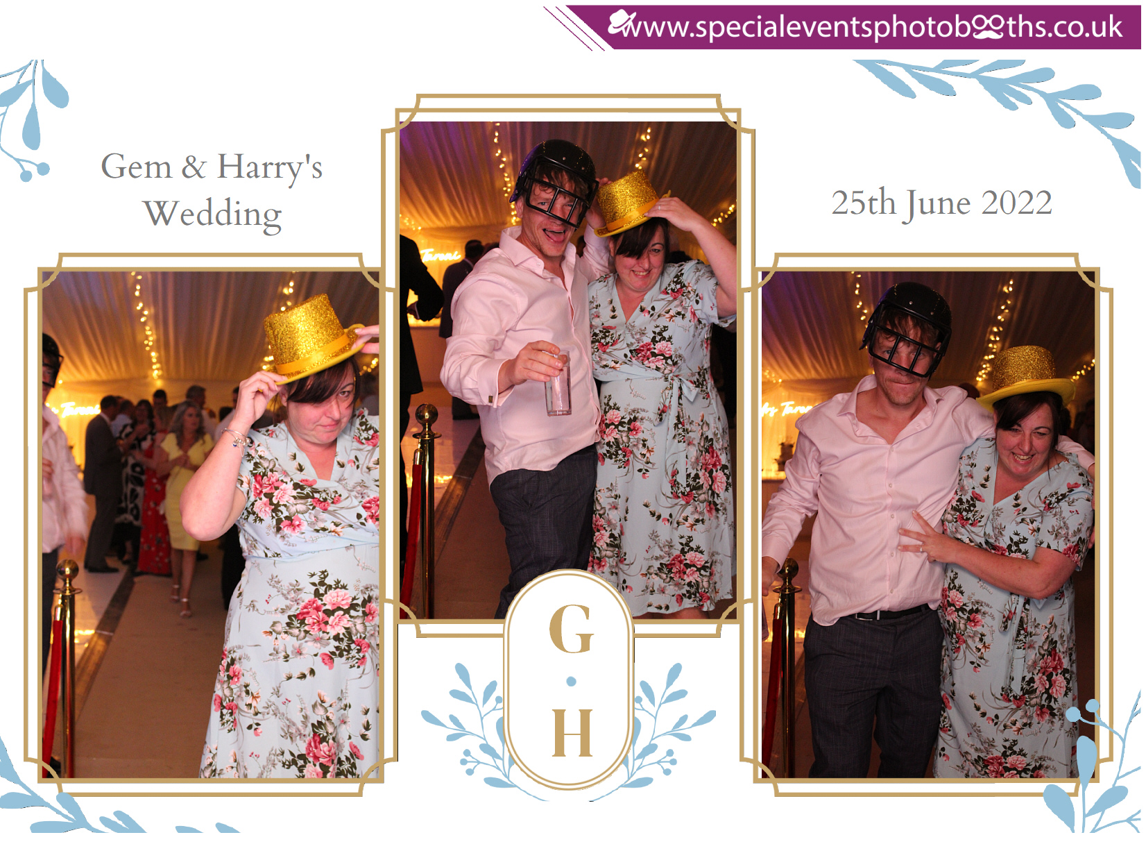 Gem and Harry's Wedding | View more photos from the event at my.specialeventsphotobooths.co.uk/u/SpecialEventsPhotoBooths/Gem-and-Harrys-Wedding