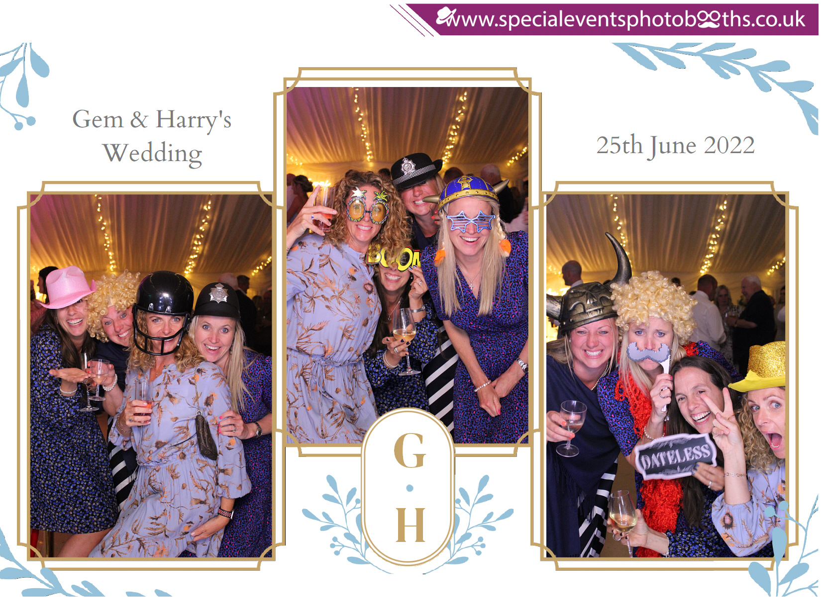 Gem and Harry's Wedding | View more photos from the event at my.specialeventsphotobooths.co.uk/u/SpecialEventsPhotoBooths/Gem-and-Harrys-Wedding