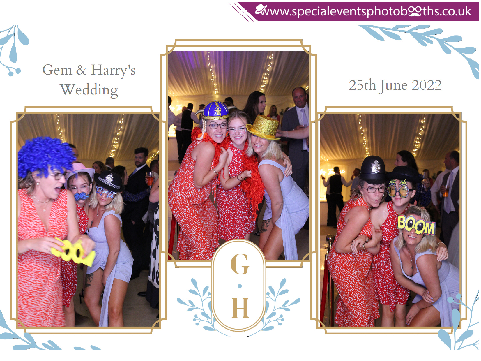 Gem and Harry's Wedding | View more photos from the event at my.specialeventsphotobooths.co.uk/u/SpecialEventsPhotoBooths/Gem-and-Harrys-Wedding