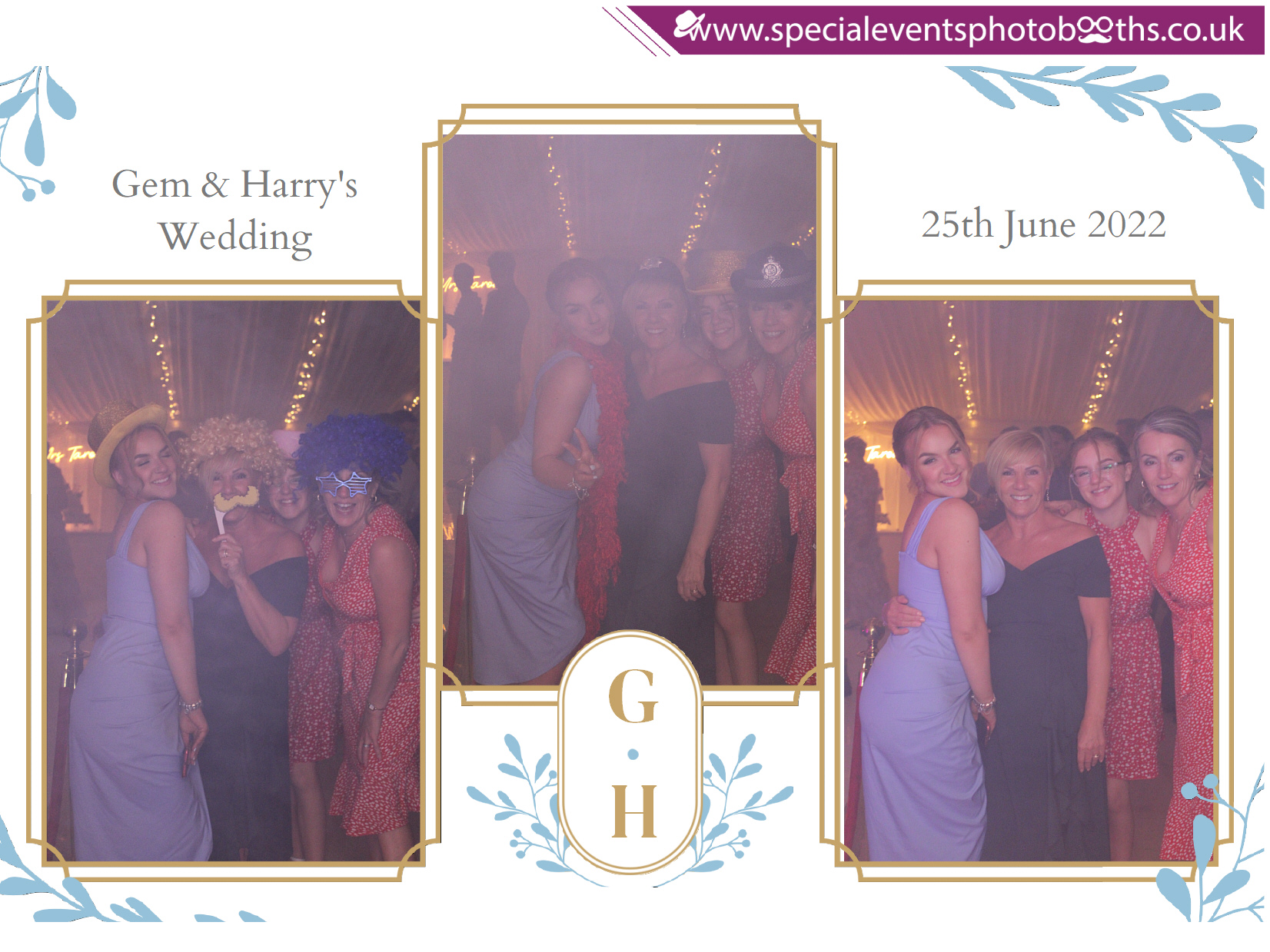 Gem and Harry's Wedding | View more photos from the event at my.specialeventsphotobooths.co.uk/u/SpecialEventsPhotoBooths/Gem-and-Harrys-Wedding