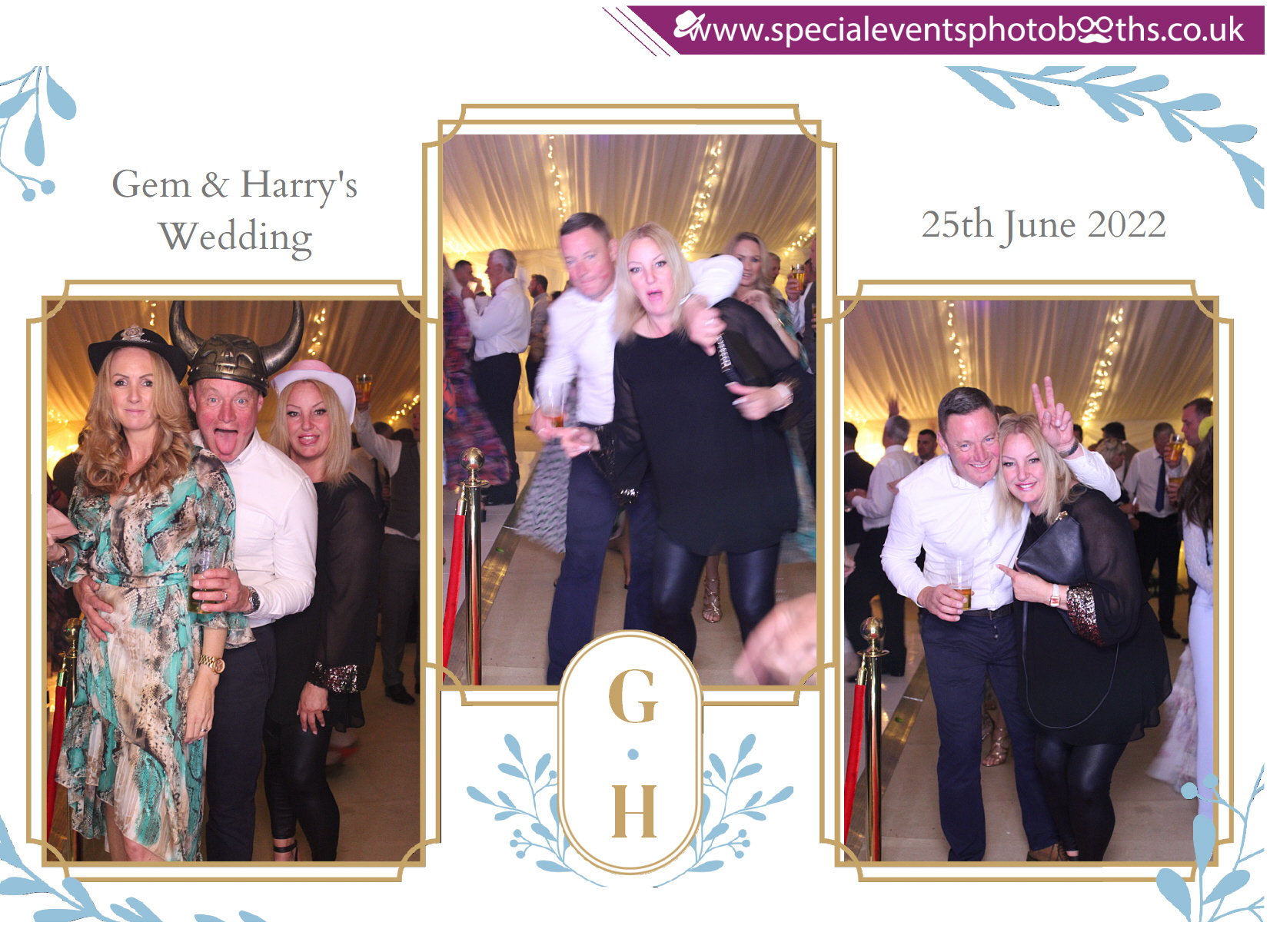 Gem and Harry's Wedding | View more photos from the event at my.specialeventsphotobooths.co.uk/u/SpecialEventsPhotoBooths/Gem-and-Harrys-Wedding