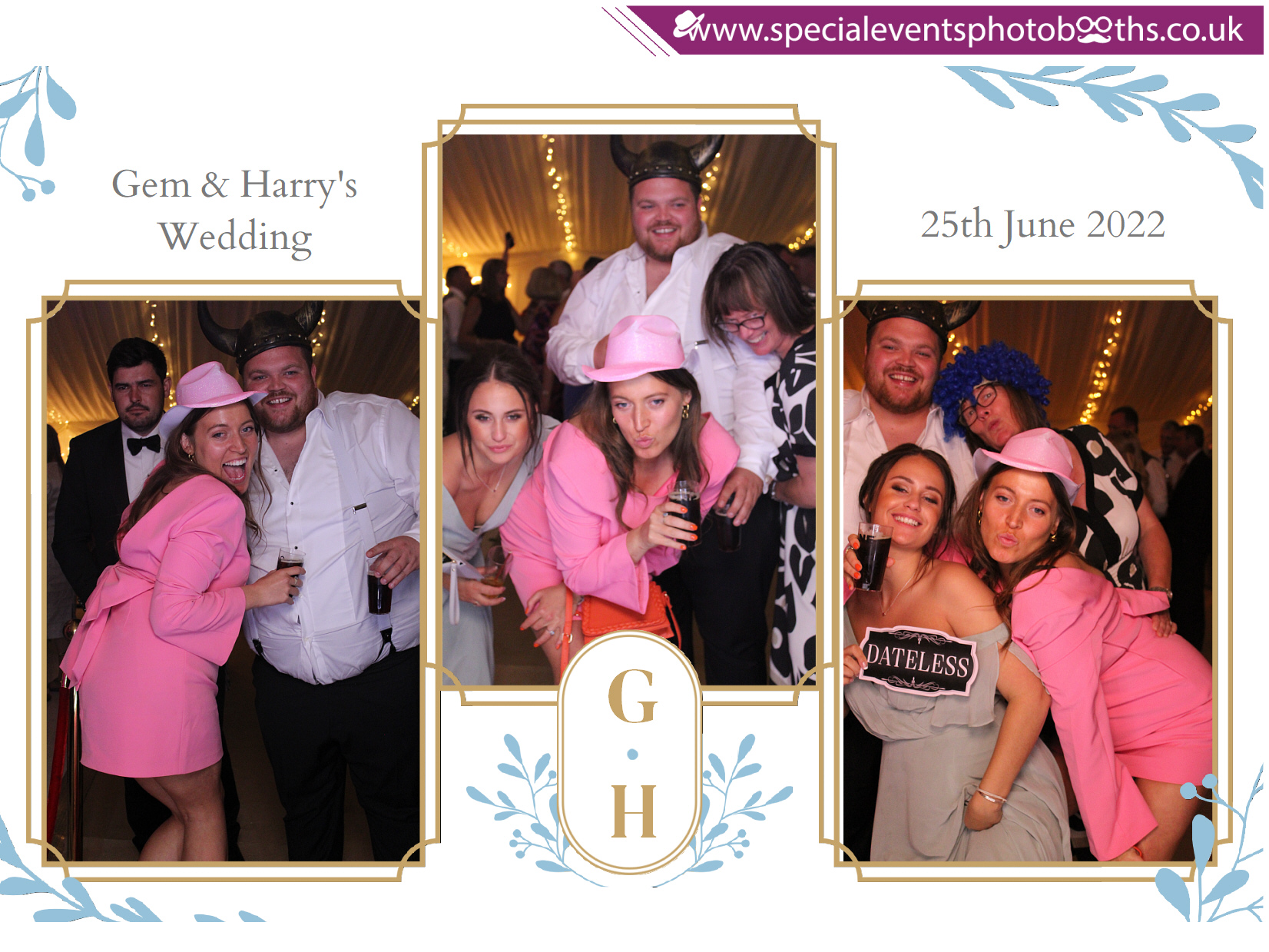 Gem and Harry's Wedding | View more photos from the event at my.specialeventsphotobooths.co.uk/u/SpecialEventsPhotoBooths/Gem-and-Harrys-Wedding