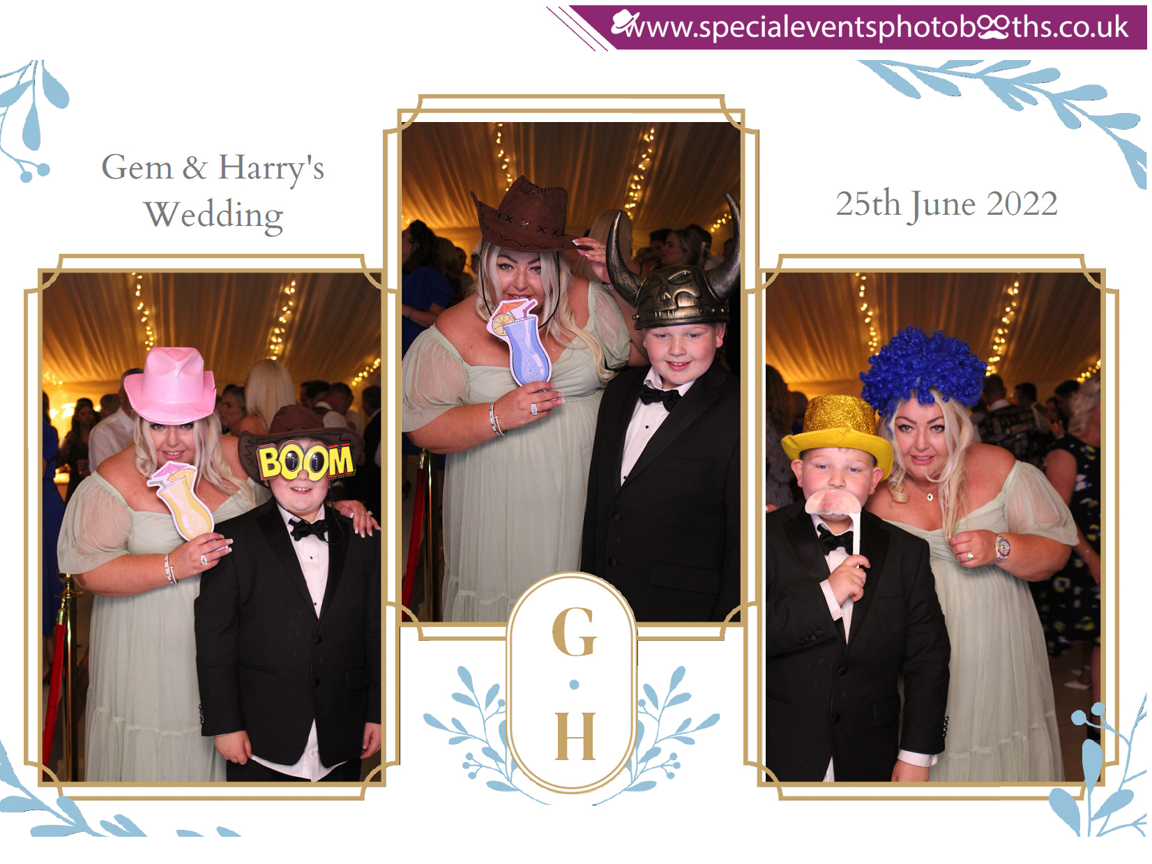 Gem and Harry's Wedding | View more photos from the event at my.specialeventsphotobooths.co.uk/u/SpecialEventsPhotoBooths/Gem-and-Harrys-Wedding