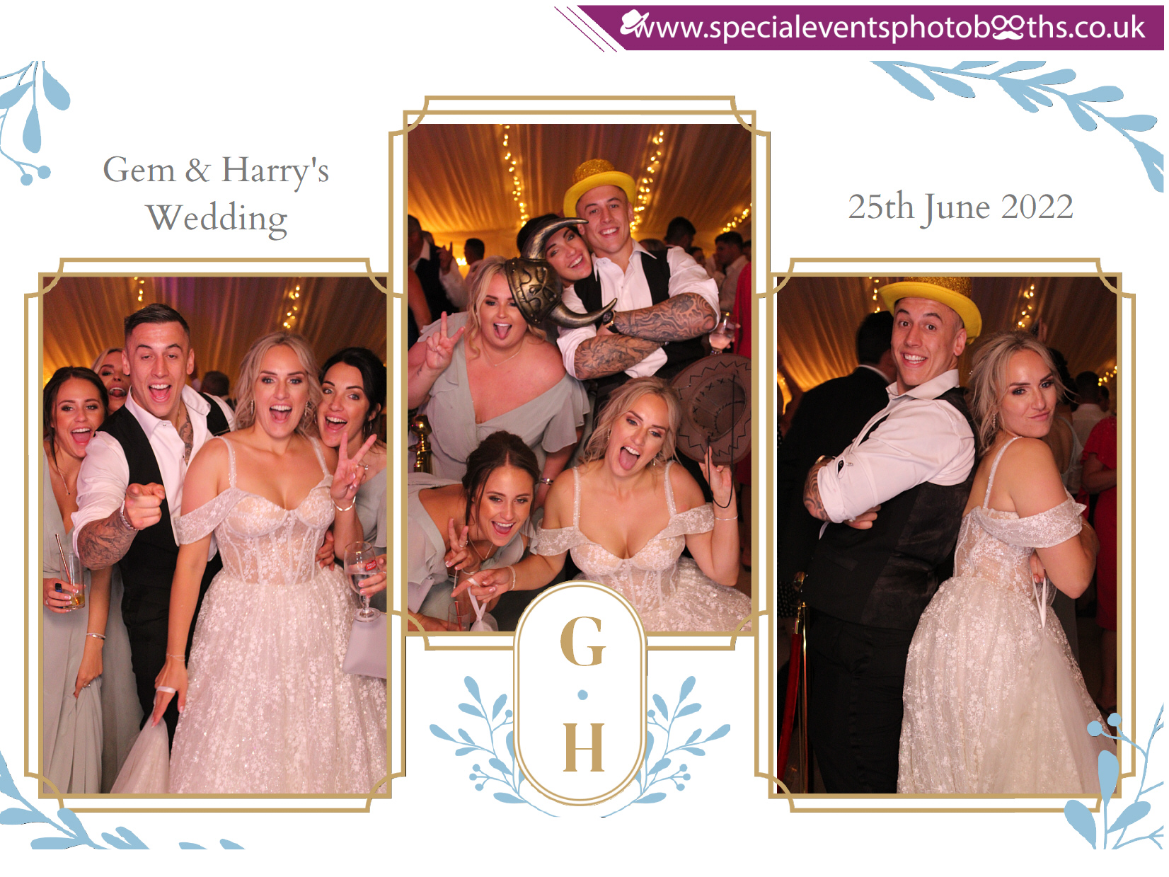 Gem and Harry's Wedding | View more photos from the event at my.specialeventsphotobooths.co.uk/u/SpecialEventsPhotoBooths/Gem-and-Harrys-Wedding