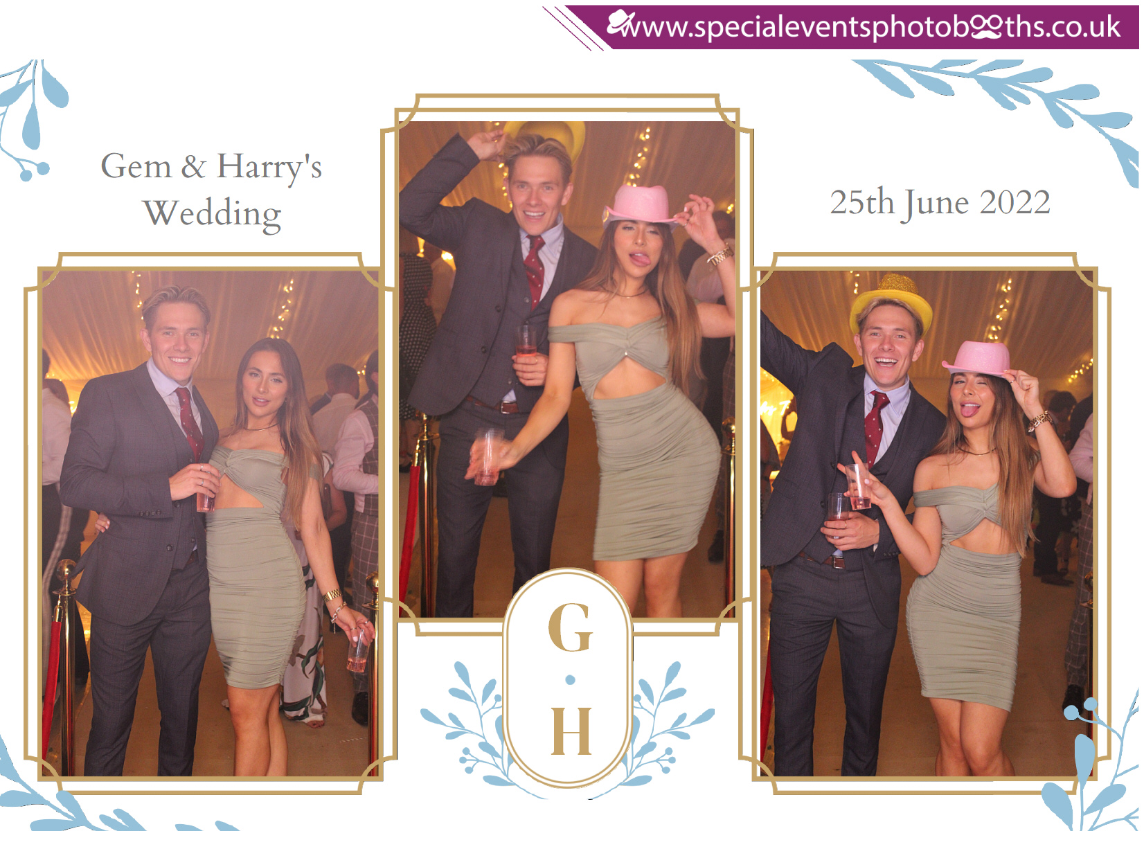 Gem and Harry's Wedding | View more photos from the event at my.specialeventsphotobooths.co.uk/u/SpecialEventsPhotoBooths/Gem-and-Harrys-Wedding