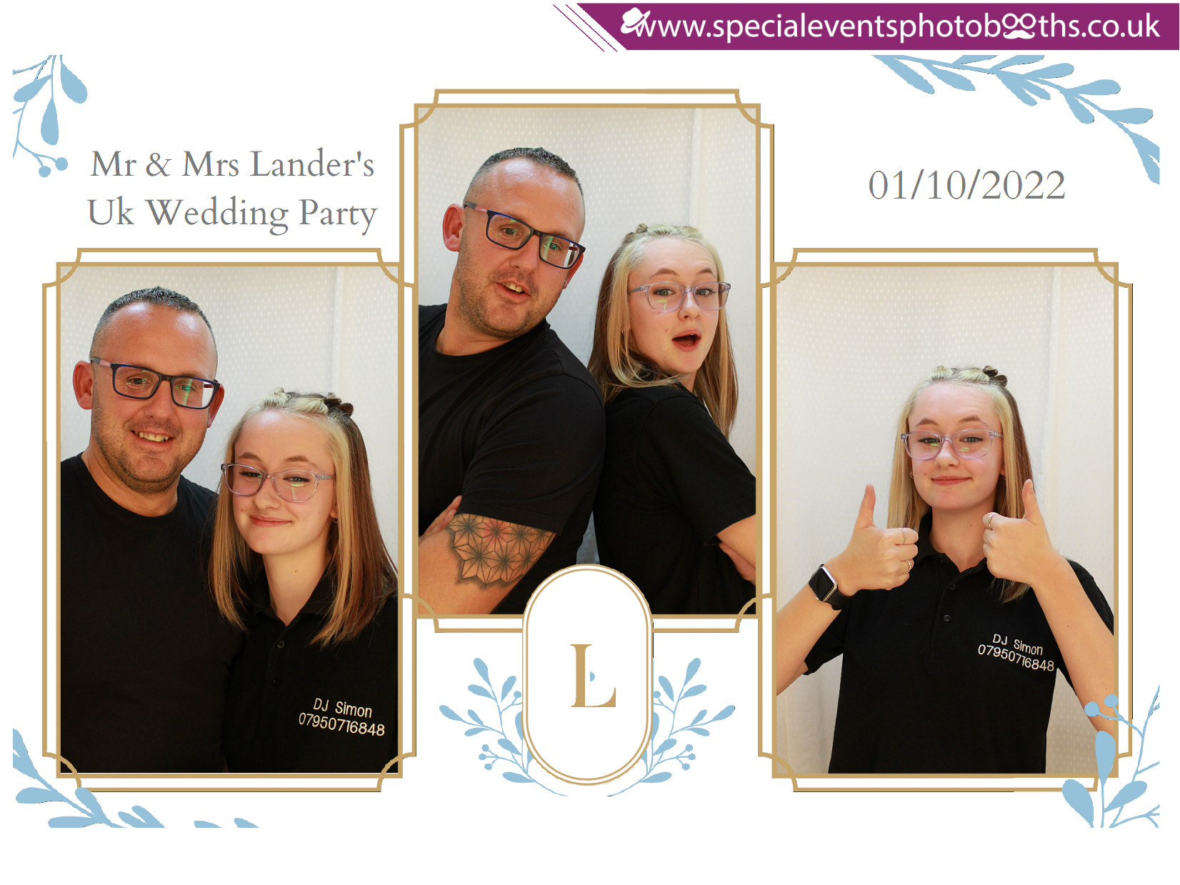 Mr & Mrs Lander's UK Wedding Party | View more photos from the event at my.specialeventsphotobooths.co.uk/u/SpecialEventsPhotoBooths/Mr-Mrs-Landers-UK-Wedding-Party