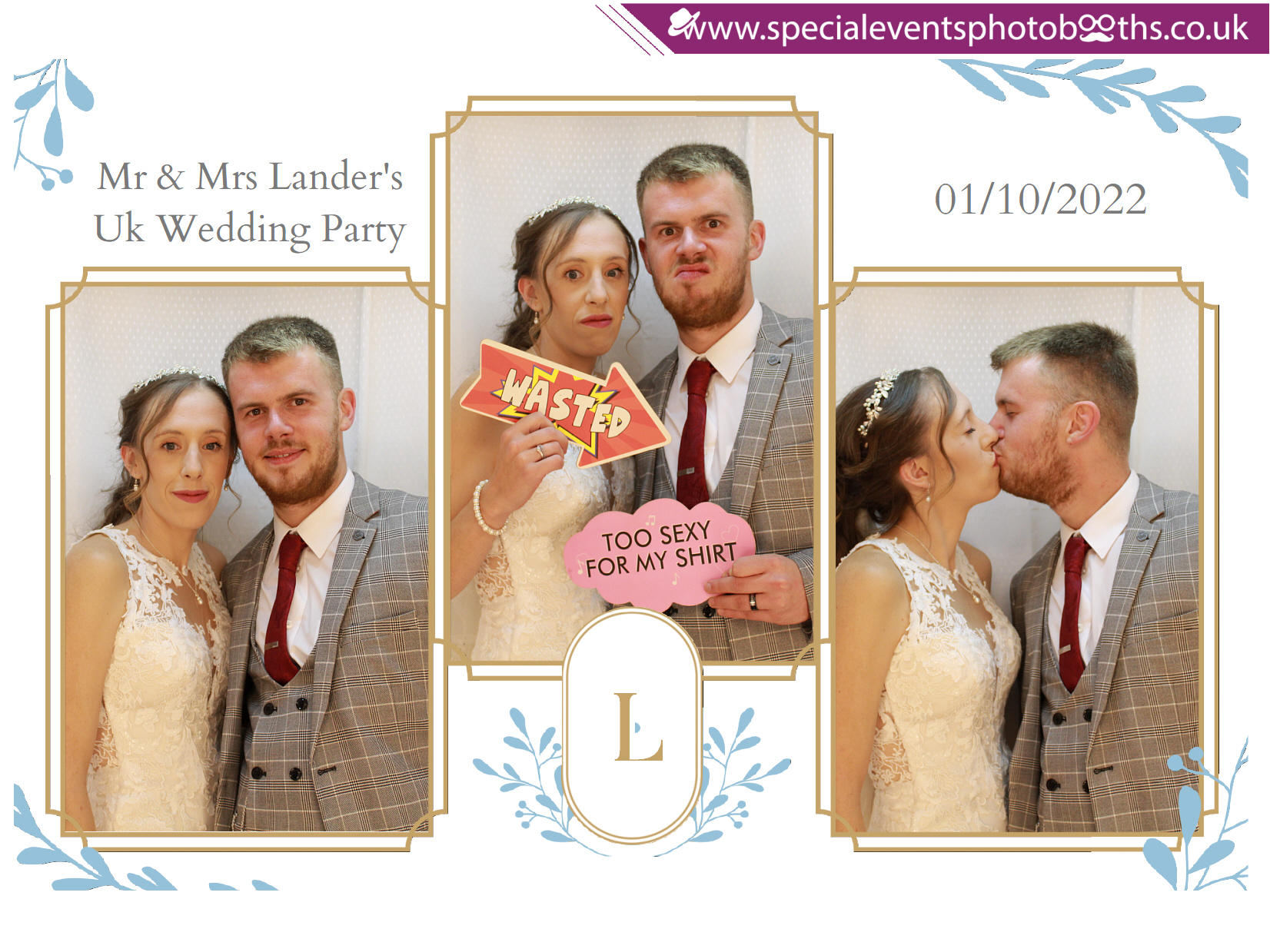 Mr & Mrs Lander's UK Wedding Party | View more photos from the event at my.specialeventsphotobooths.co.uk/u/SpecialEventsPhotoBooths/Mr-Mrs-Landers-UK-Wedding-Party
