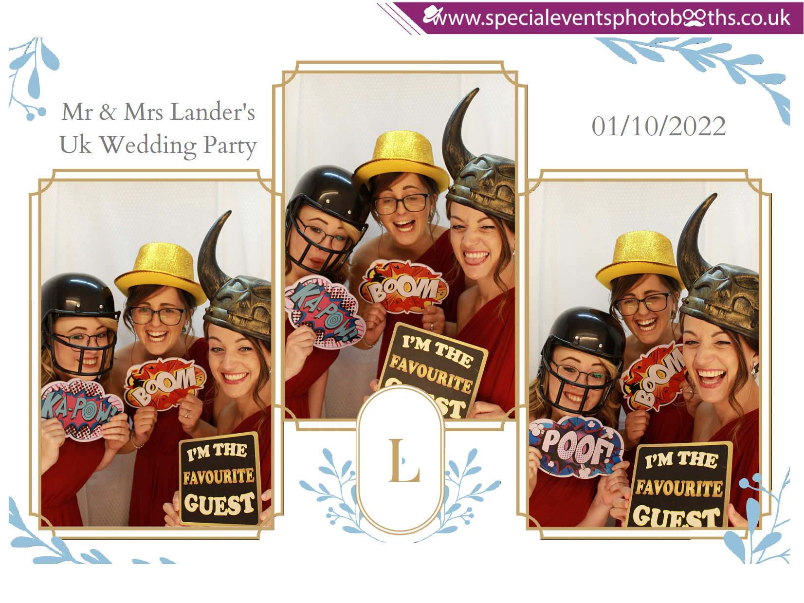 Mr & Mrs Lander's UK Wedding Party | View more photos from the event at my.specialeventsphotobooths.co.uk/u/SpecialEventsPhotoBooths/Mr-Mrs-Landers-UK-Wedding-Party