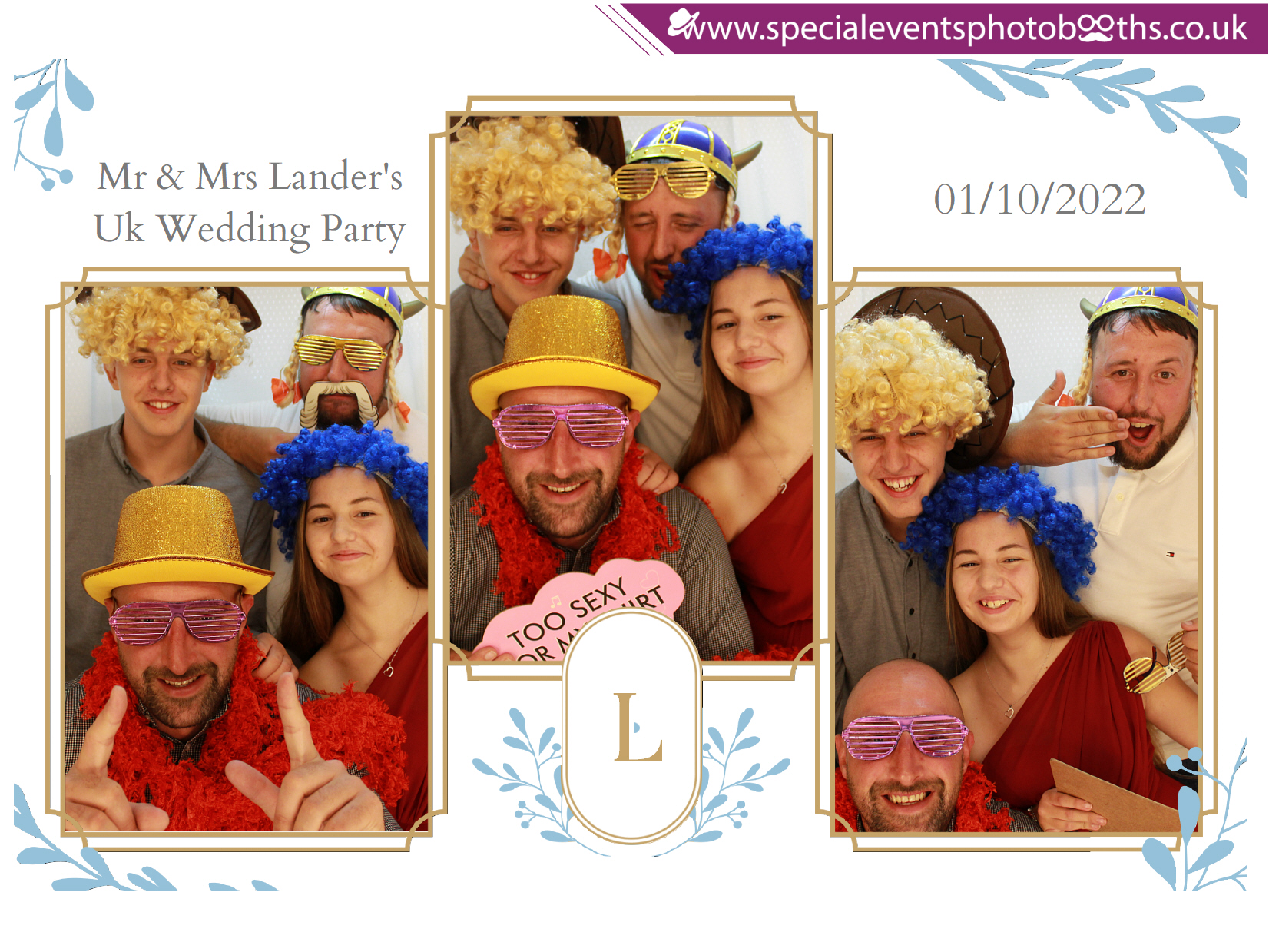 Mr & Mrs Lander's UK Wedding Party | View more photos from the event at my.specialeventsphotobooths.co.uk/u/SpecialEventsPhotoBooths/Mr-Mrs-Landers-UK-Wedding-Party