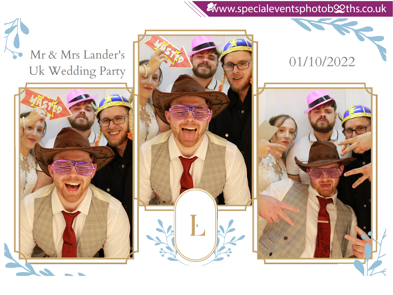 Mr & Mrs Lander's UK Wedding Party | View more photos from the event at my.specialeventsphotobooths.co.uk/u/SpecialEventsPhotoBooths/Mr-Mrs-Landers-UK-Wedding-Party