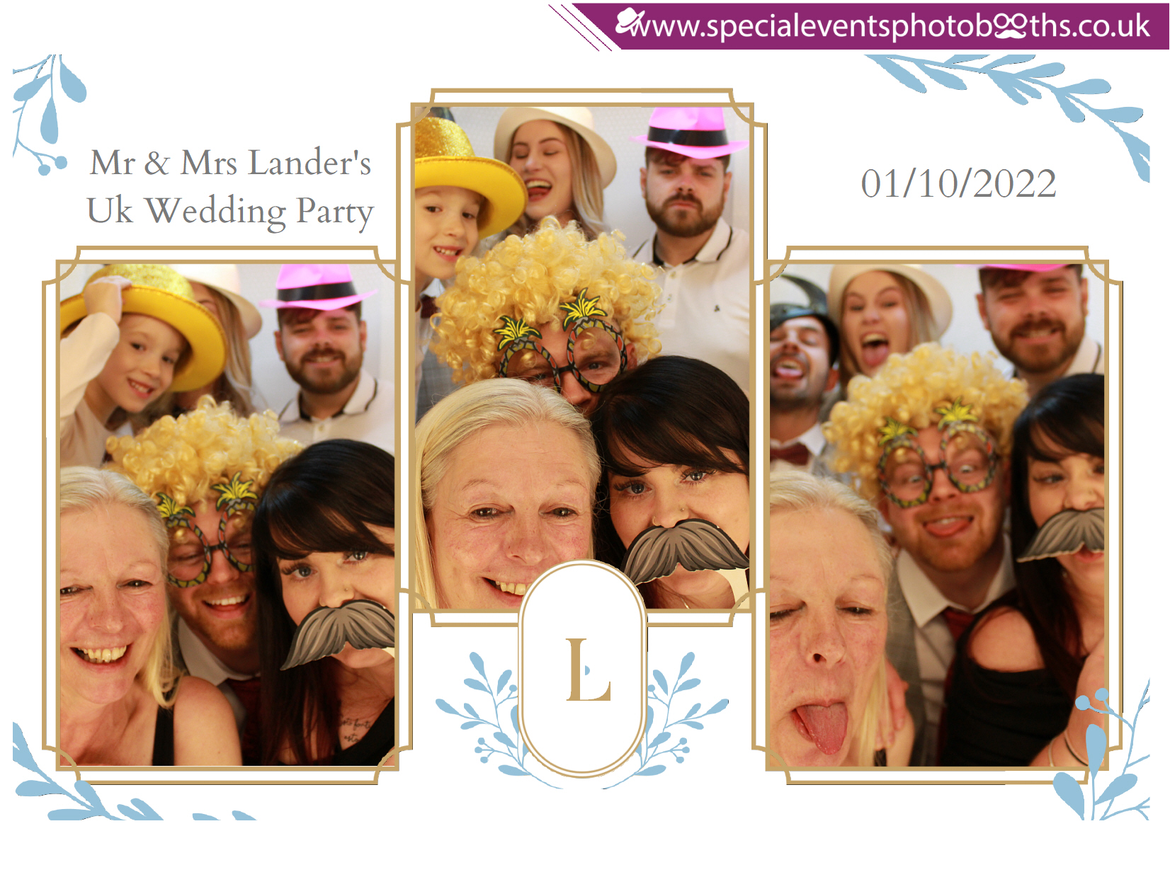 Mr & Mrs Lander's UK Wedding Party | View more photos from the event at my.specialeventsphotobooths.co.uk/u/SpecialEventsPhotoBooths/Mr-Mrs-Landers-UK-Wedding-Party