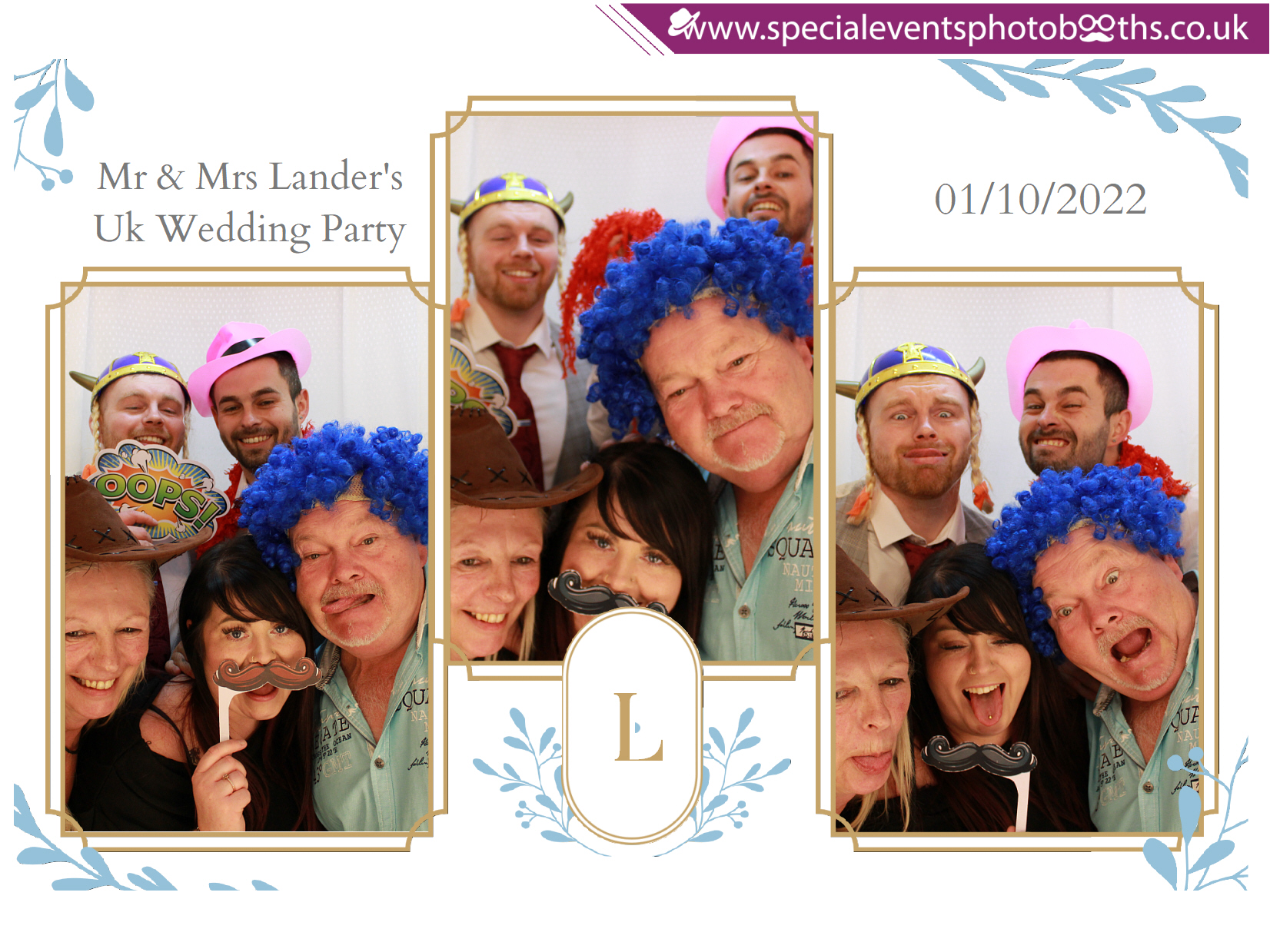 Mr & Mrs Lander's UK Wedding Party | View more photos from the event at my.specialeventsphotobooths.co.uk/u/SpecialEventsPhotoBooths/Mr-Mrs-Landers-UK-Wedding-Party