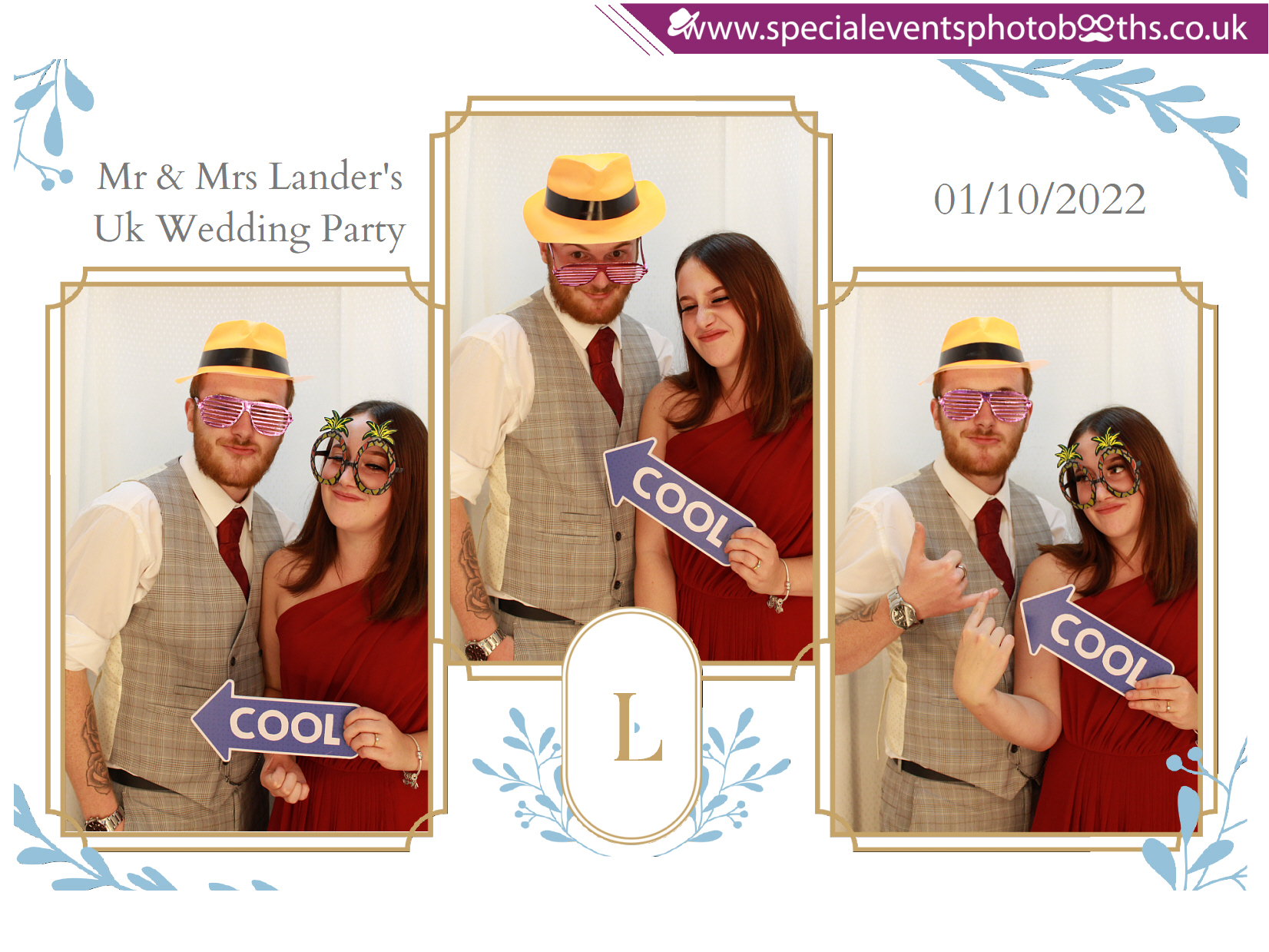 Mr & Mrs Lander's UK Wedding Party | View more photos from the event at my.specialeventsphotobooths.co.uk/u/SpecialEventsPhotoBooths/Mr-Mrs-Landers-UK-Wedding-Party