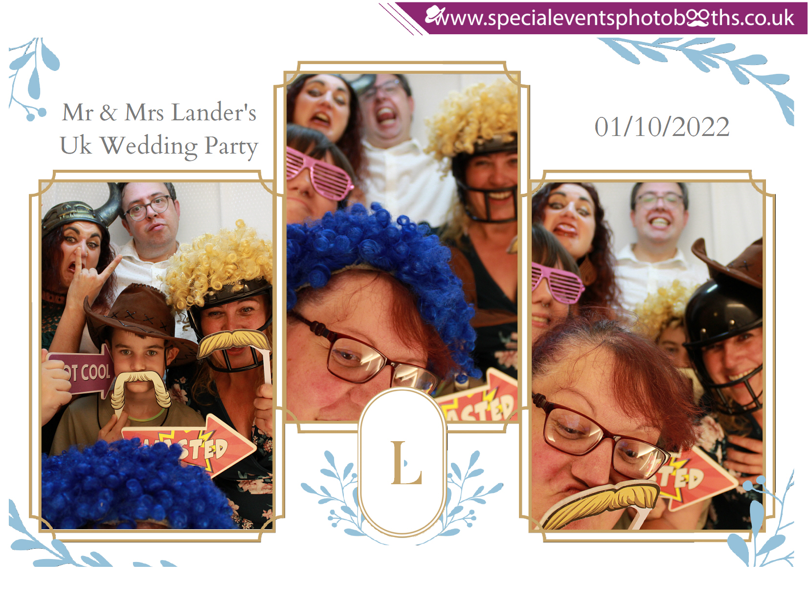 Mr & Mrs Lander's UK Wedding Party | View more photos from the event at my.specialeventsphotobooths.co.uk/u/SpecialEventsPhotoBooths/Mr-Mrs-Landers-UK-Wedding-Party