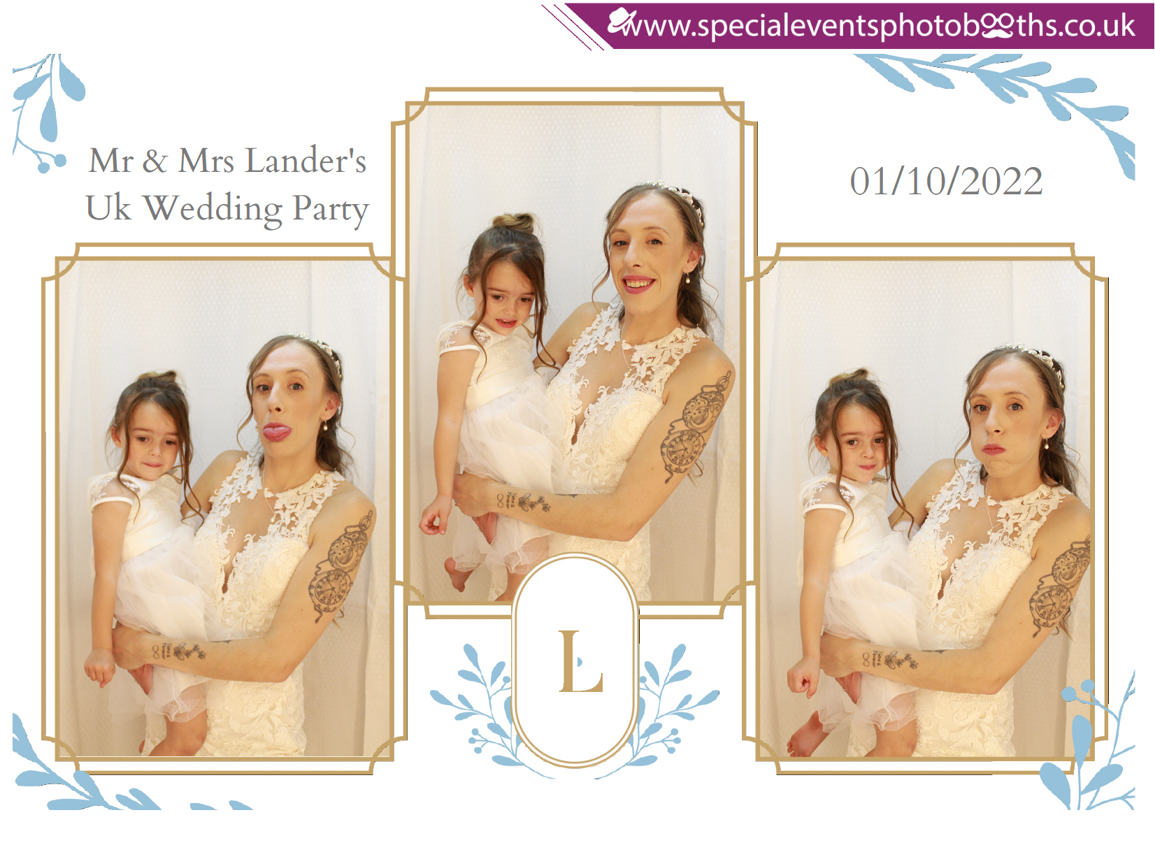 Mr & Mrs Lander's UK Wedding Party | View more photos from the event at my.specialeventsphotobooths.co.uk/u/SpecialEventsPhotoBooths/Mr-Mrs-Landers-UK-Wedding-Party