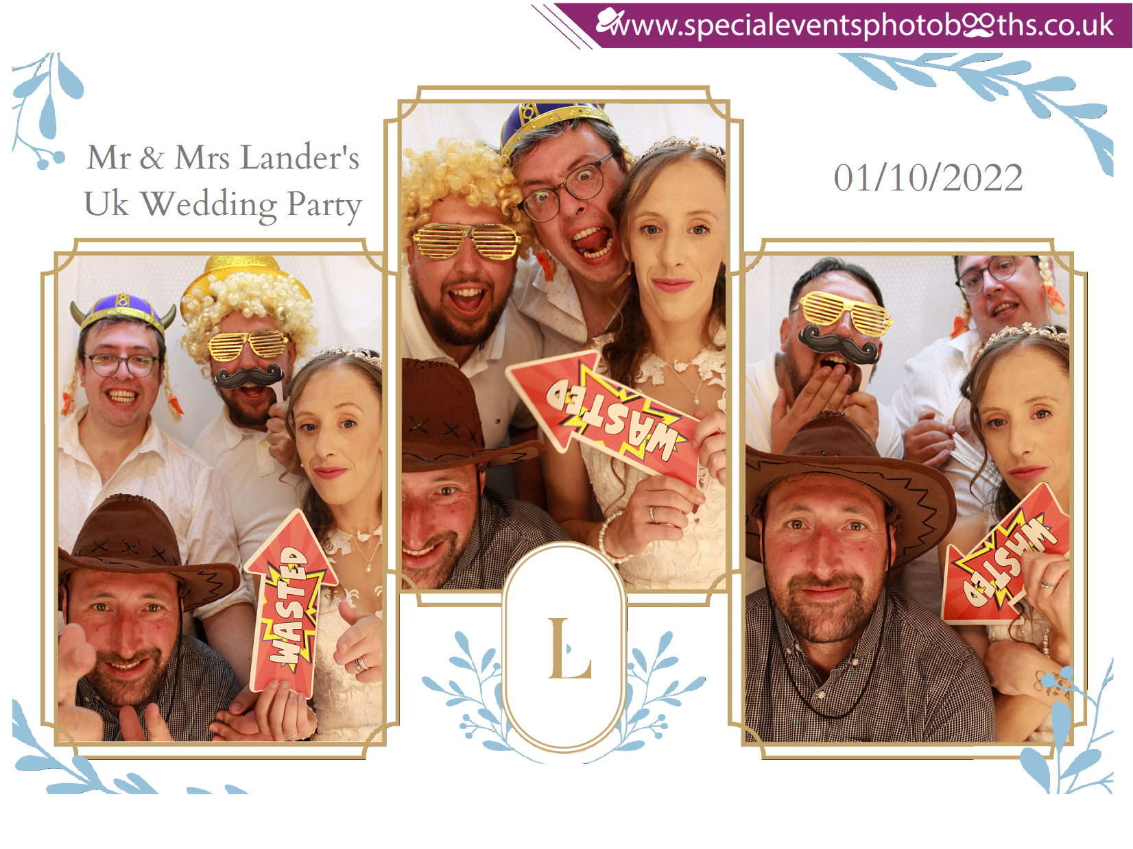 Mr & Mrs Lander's UK Wedding Party | View more photos from the event at my.specialeventsphotobooths.co.uk/u/SpecialEventsPhotoBooths/Mr-Mrs-Landers-UK-Wedding-Party
