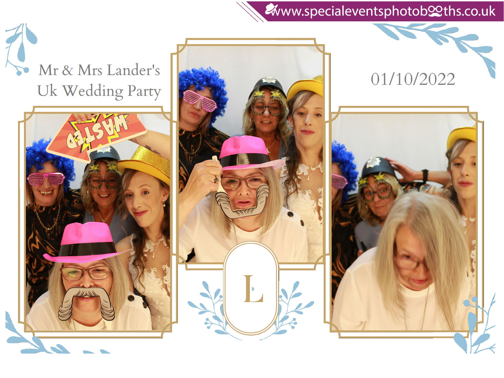 Mr & Mrs Lander's UK Wedding Party | View more photos from the event at my.specialeventsphotobooths.co.uk/u/SpecialEventsPhotoBooths/Mr-Mrs-Landers-UK-Wedding-Party