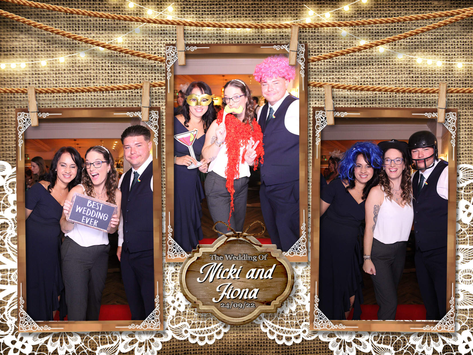Nicki & Fiona's Wedding | View more photos from the event at my.specialeventsphotobooths.co.uk/u/SpecialEventsPhotoBooths/Nicki-Fionas-Wedding