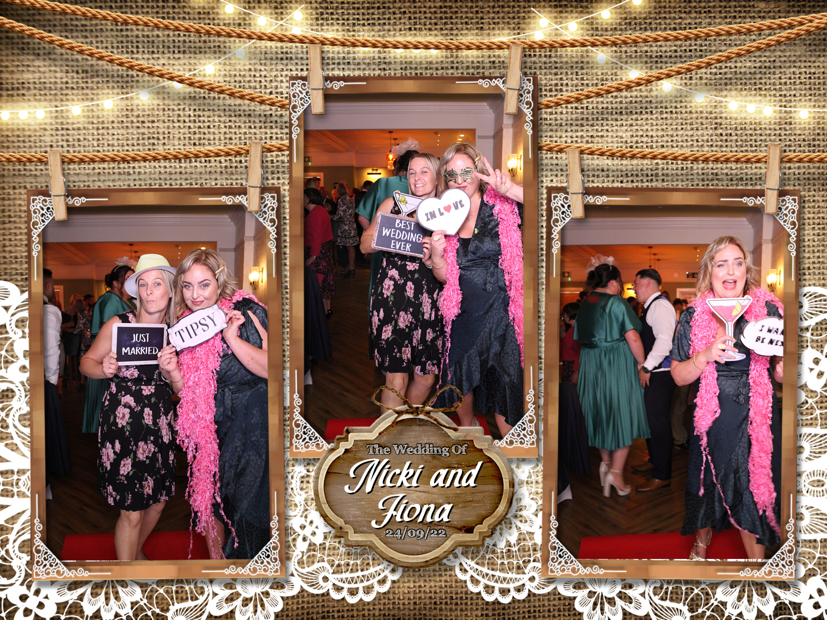 Nicki & Fiona's Wedding | View more photos from the event at my.specialeventsphotobooths.co.uk/u/SpecialEventsPhotoBooths/Nicki-Fionas-Wedding