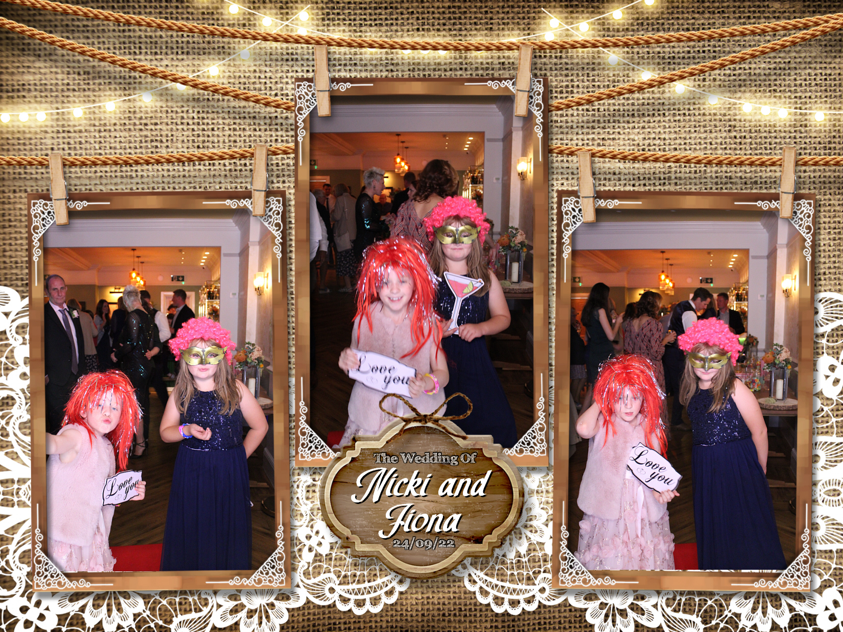 Nicki & Fiona's Wedding | View more photos from the event at my.specialeventsphotobooths.co.uk/u/SpecialEventsPhotoBooths/Nicki-Fionas-Wedding