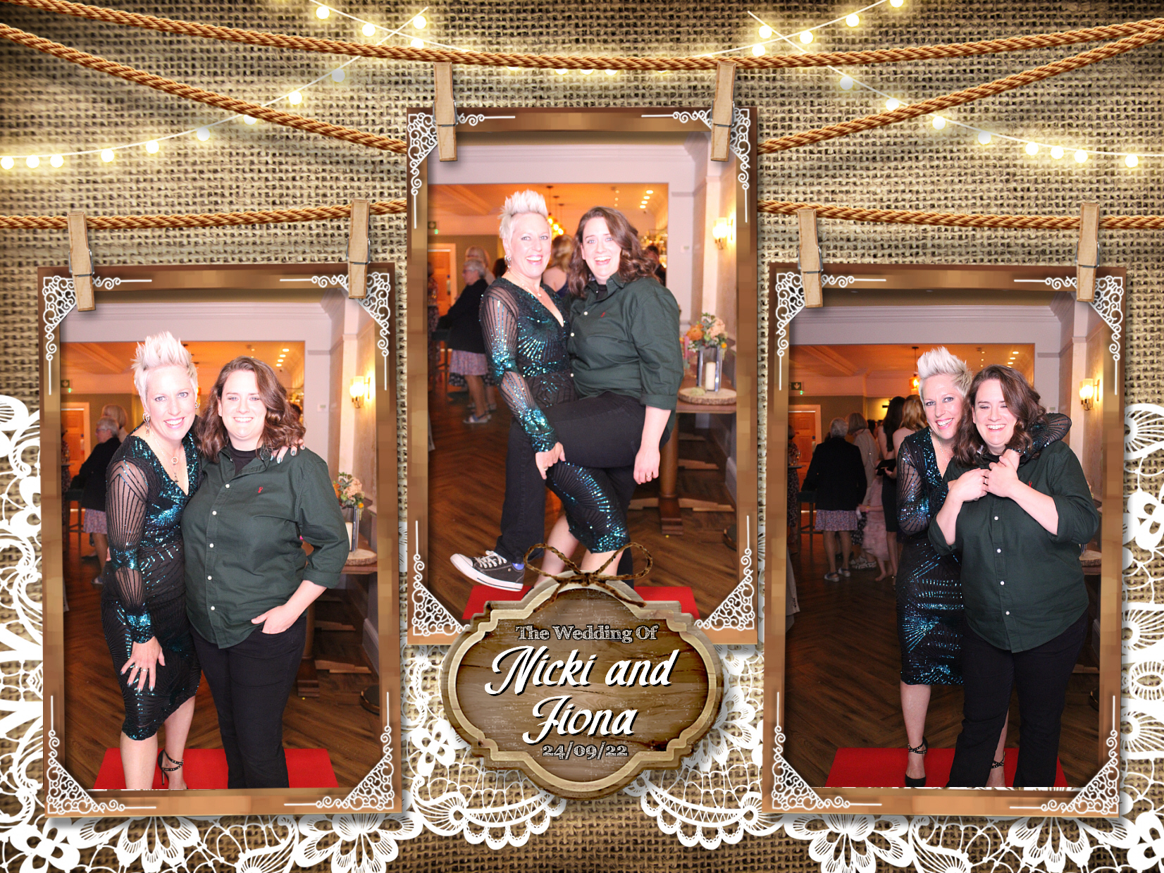 Nicki & Fiona's Wedding | View more photos from the event at my.specialeventsphotobooths.co.uk/u/SpecialEventsPhotoBooths/Nicki-Fionas-Wedding