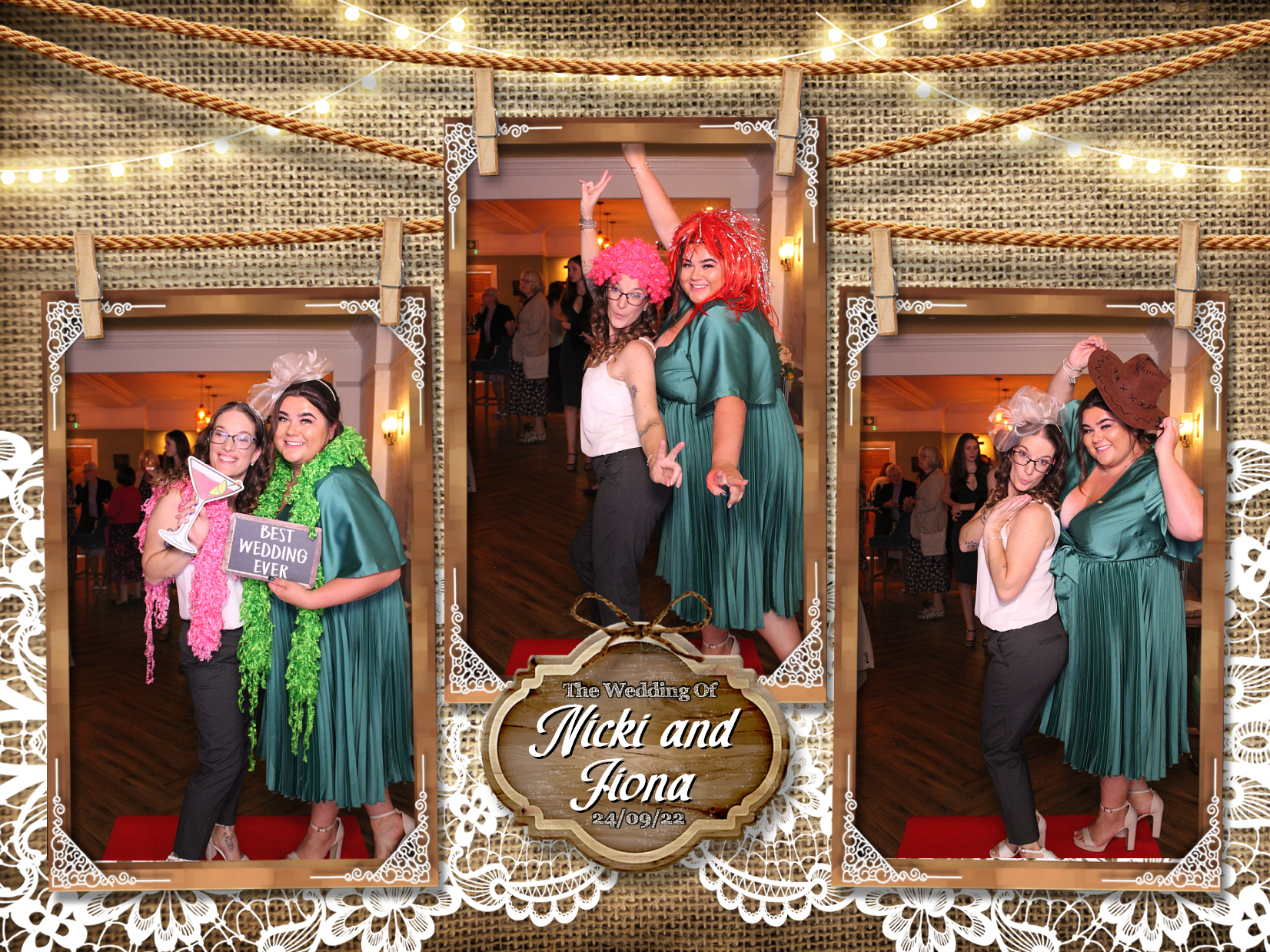 Nicki & Fiona's Wedding | View more photos from the event at my.specialeventsphotobooths.co.uk/u/SpecialEventsPhotoBooths/Nicki-Fionas-Wedding