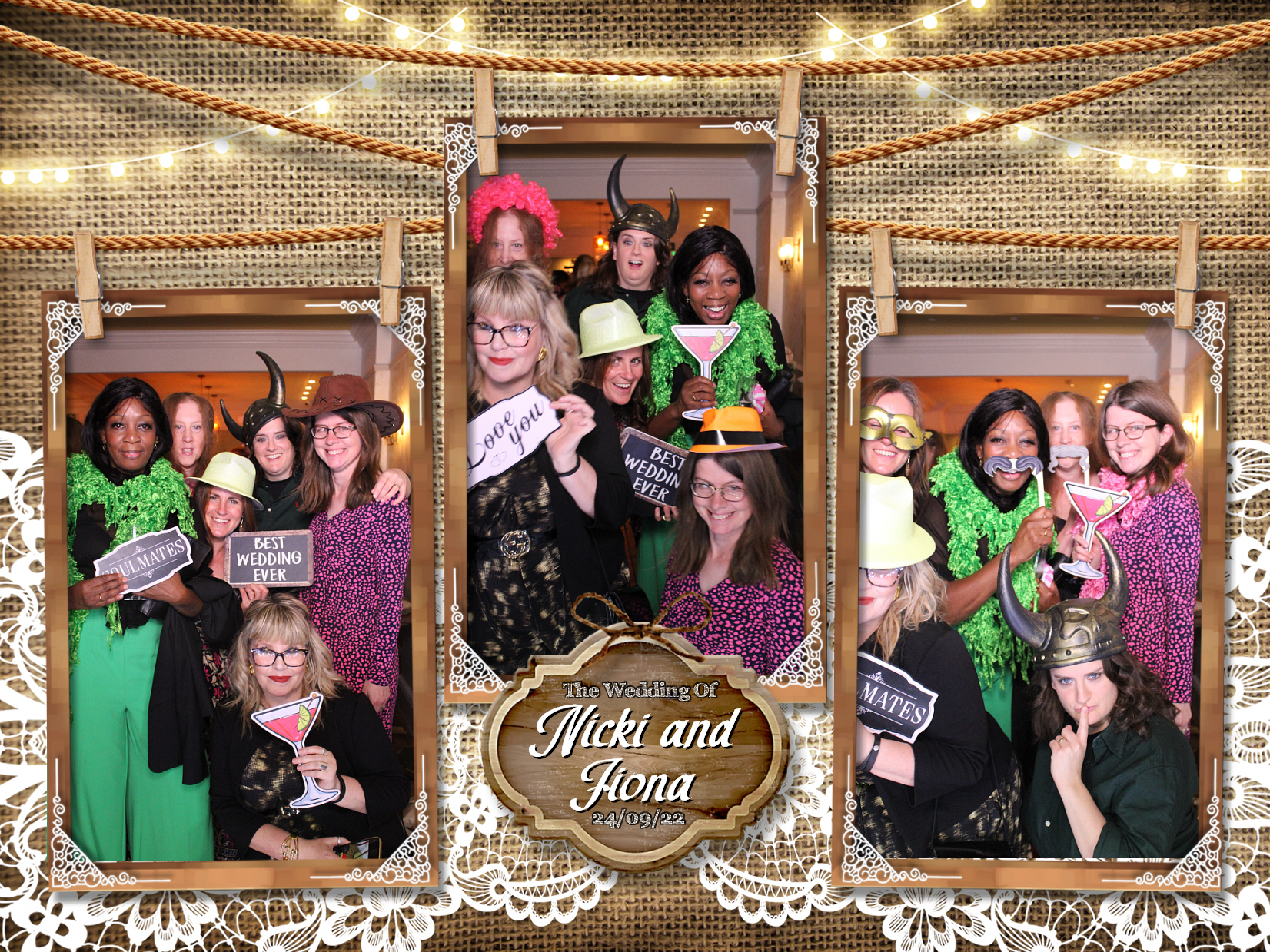 Nicki & Fiona's Wedding | View more photos from the event at my.specialeventsphotobooths.co.uk/u/SpecialEventsPhotoBooths/Nicki-Fionas-Wedding