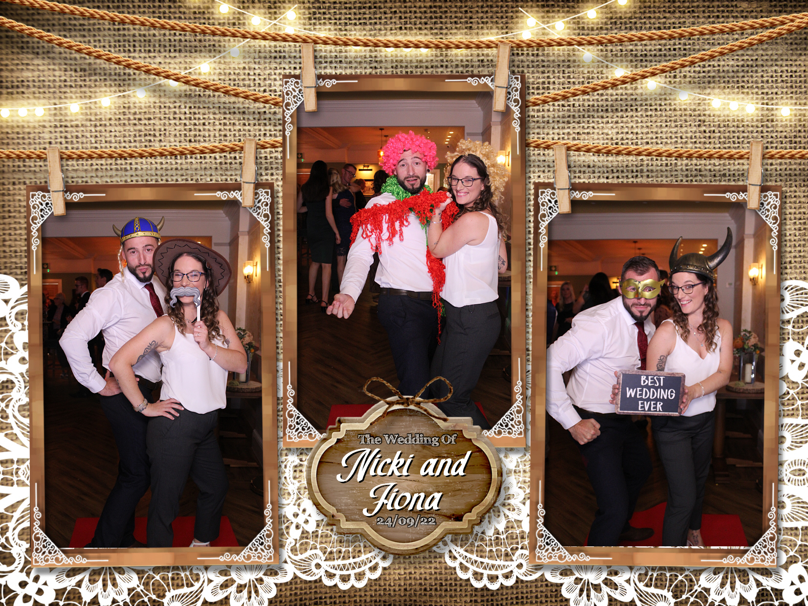 Nicki & Fiona's Wedding | View more photos from the event at my.specialeventsphotobooths.co.uk/u/SpecialEventsPhotoBooths/Nicki-Fionas-Wedding
