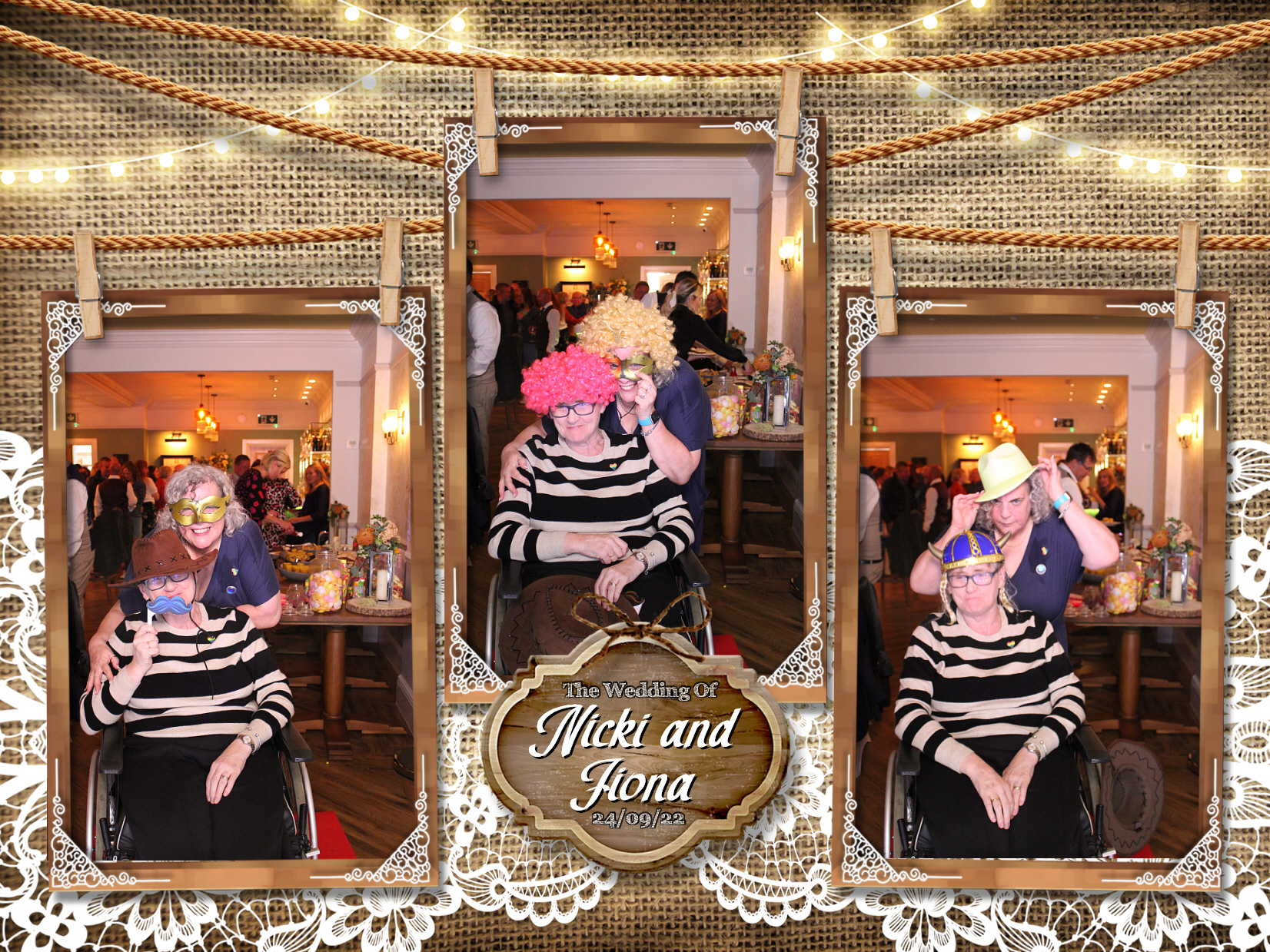 Nicki & Fiona's Wedding | View more photos from the event at my.specialeventsphotobooths.co.uk/u/SpecialEventsPhotoBooths/Nicki-Fionas-Wedding