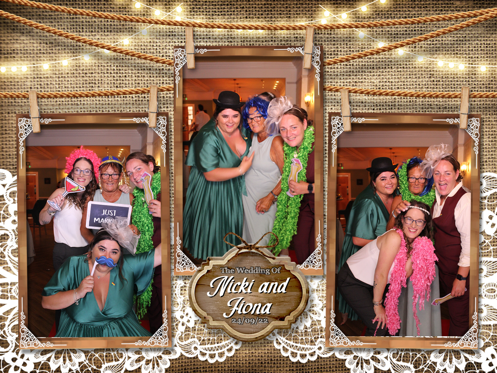 Nicki & Fiona's Wedding | View more photos from the event at my.specialeventsphotobooths.co.uk/u/SpecialEventsPhotoBooths/Nicki-Fionas-Wedding