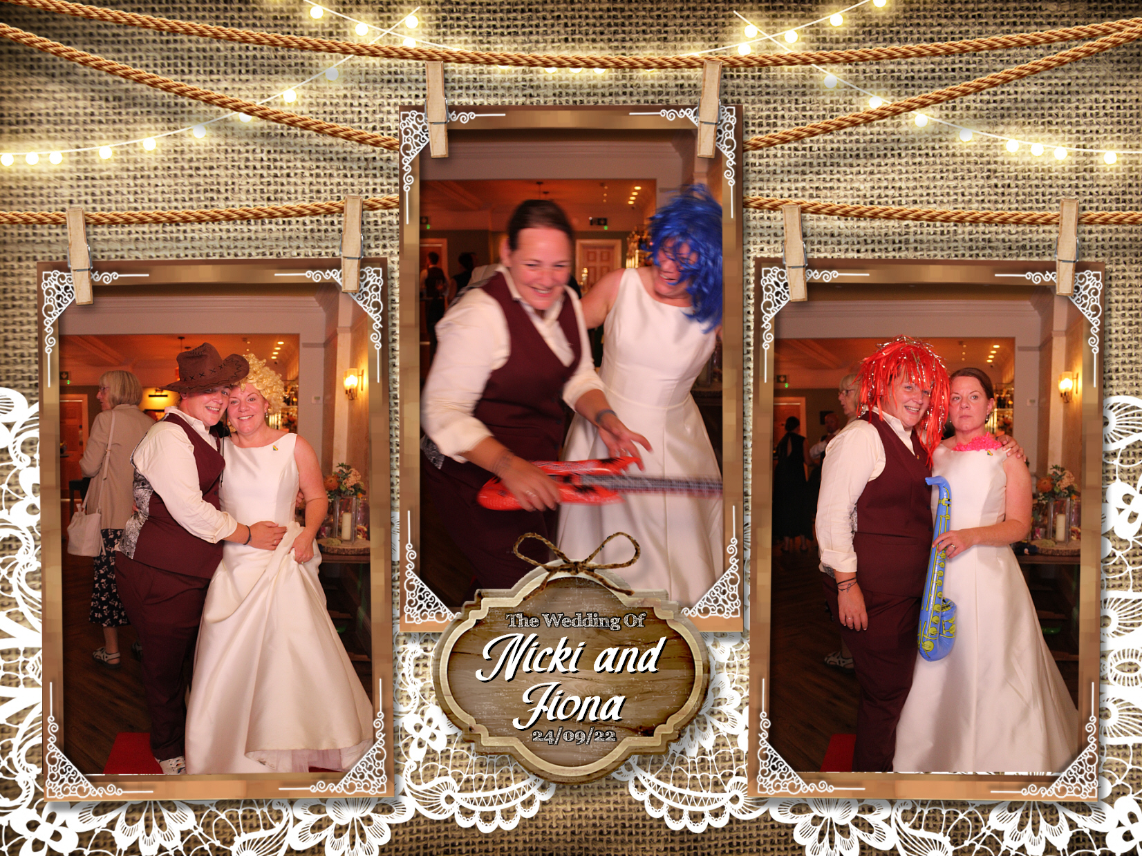 Nicki & Fiona's Wedding | View more photos from the event at my.specialeventsphotobooths.co.uk/u/SpecialEventsPhotoBooths/Nicki-Fionas-Wedding