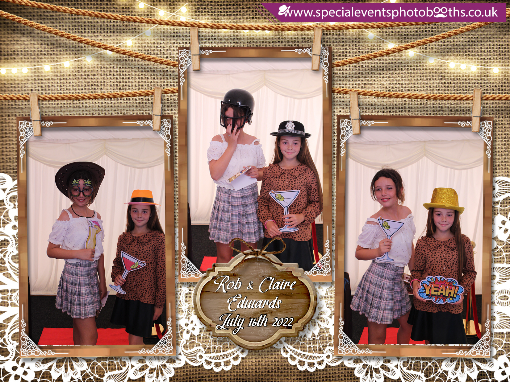 Rob & Claire's Wedding Reception | View more photos from the event at my.specialeventsphotobooths.co.uk/u/SpecialEventsPhotoBooths/Rob-Claires-Wedding-Reception