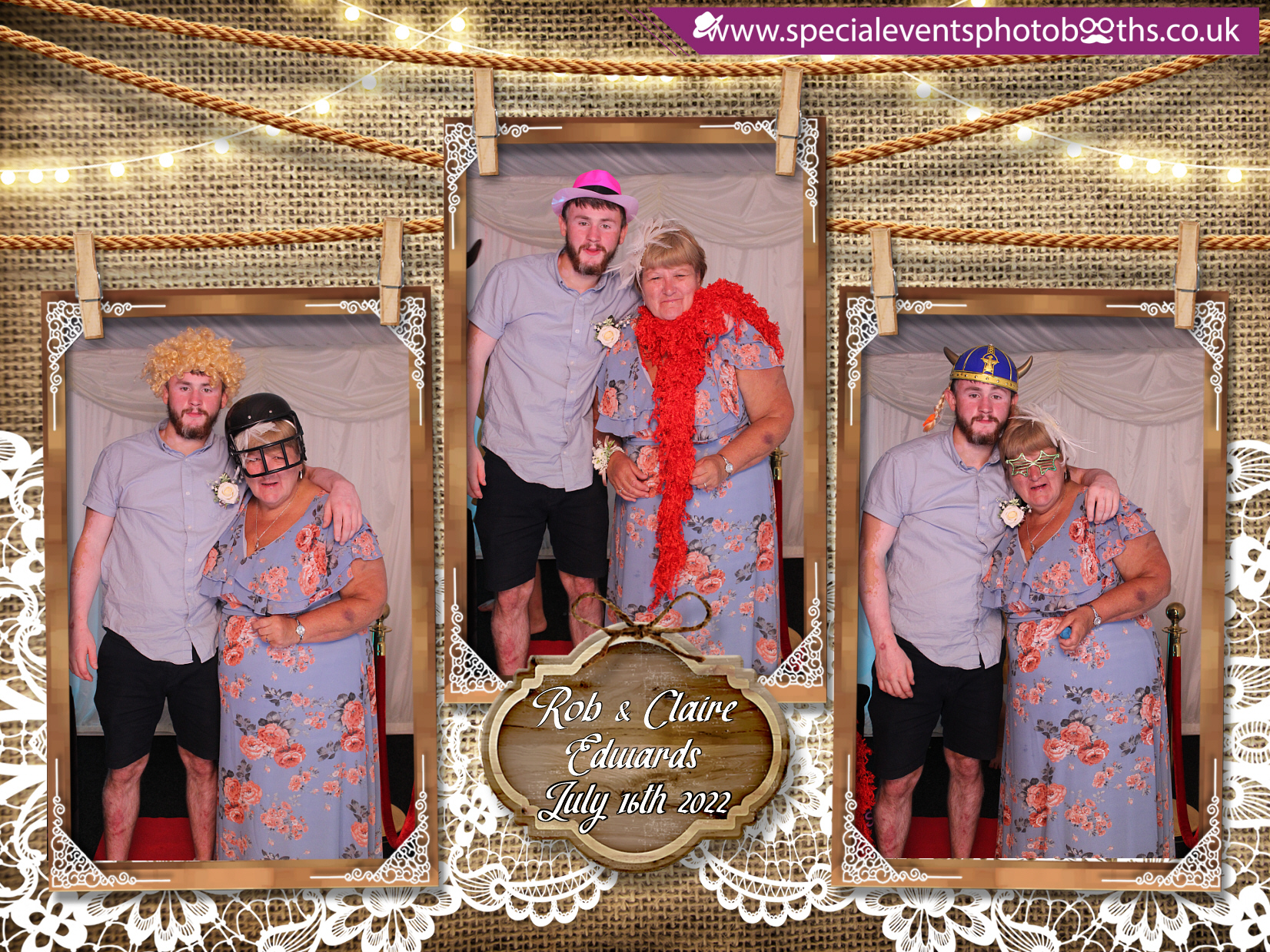 Rob & Claire's Wedding Reception | View more photos from the event at my.specialeventsphotobooths.co.uk/u/SpecialEventsPhotoBooths/Rob-Claires-Wedding-Reception