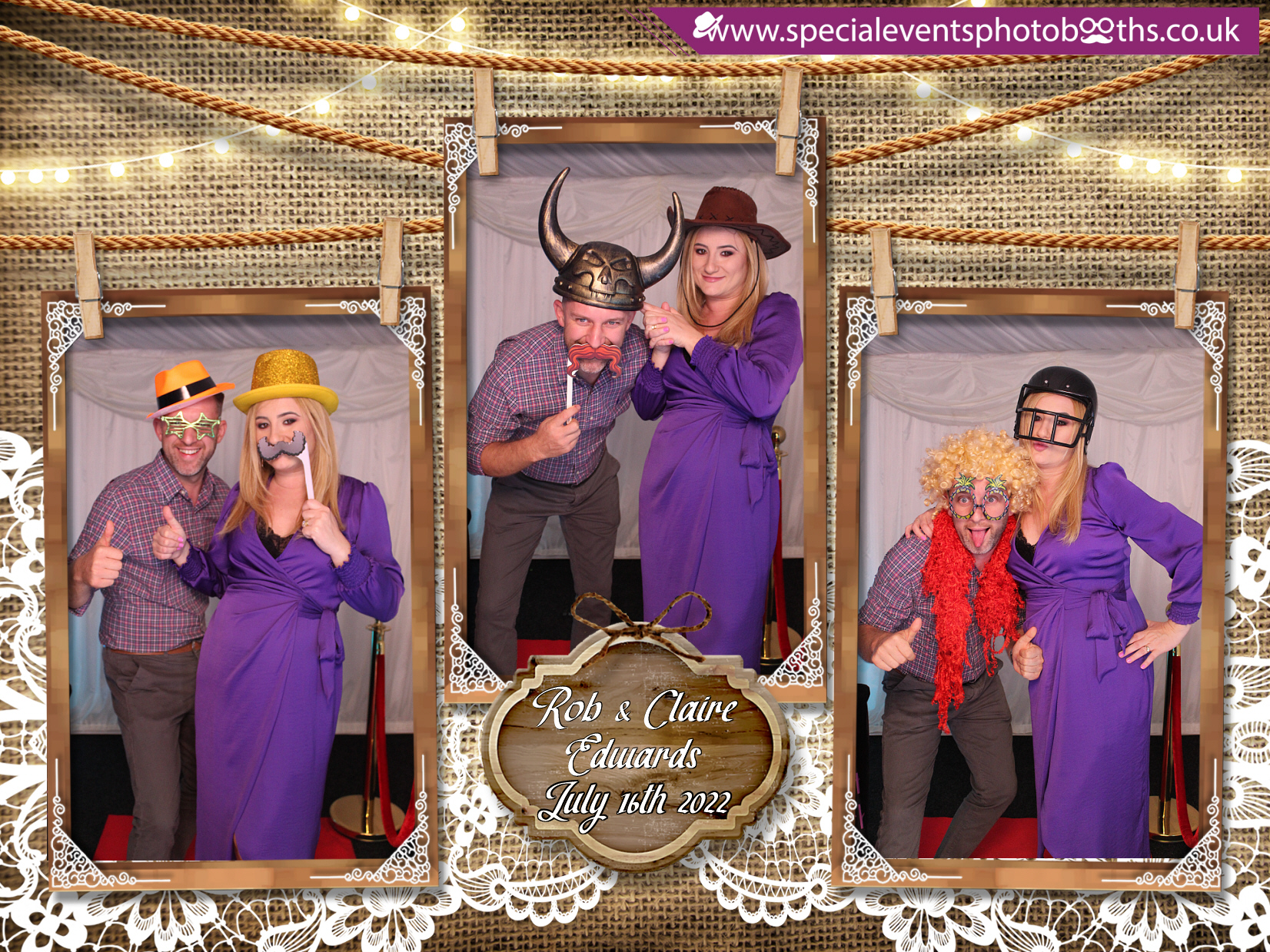 Rob & Claire's Wedding Reception | View more photos from the event at my.specialeventsphotobooths.co.uk/u/SpecialEventsPhotoBooths/Rob-Claires-Wedding-Reception