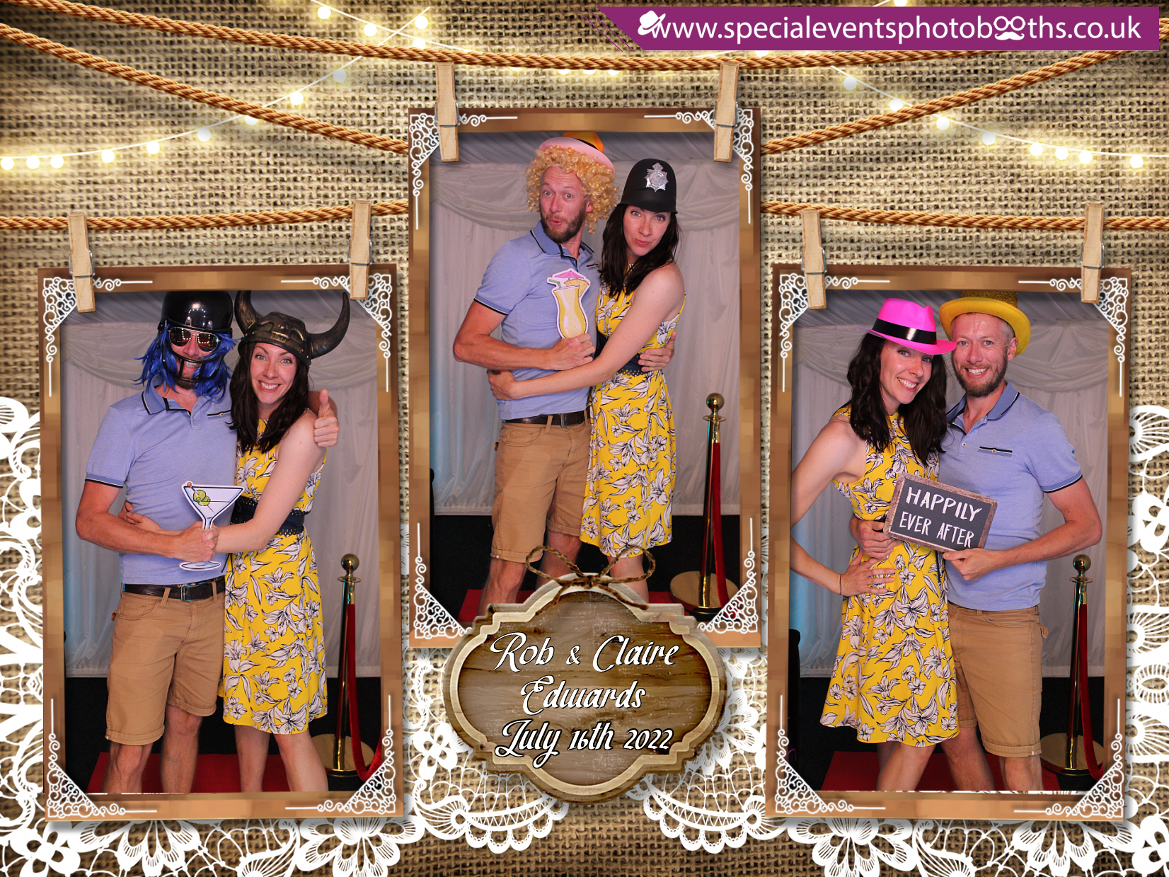 Rob & Claire's Wedding Reception | View more photos from the event at my.specialeventsphotobooths.co.uk/u/SpecialEventsPhotoBooths/Rob-Claires-Wedding-Reception