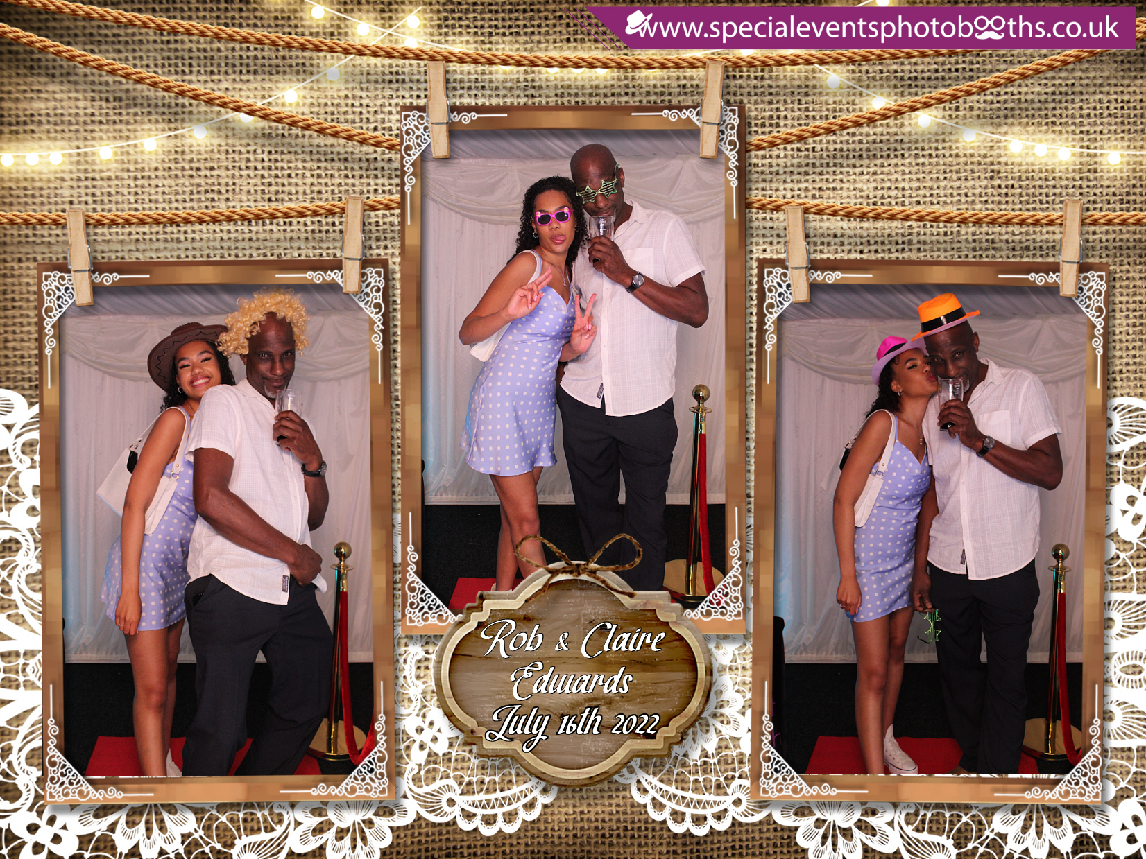 Rob & Claire's Wedding Reception | View more photos from the event at my.specialeventsphotobooths.co.uk/u/SpecialEventsPhotoBooths/Rob-Claires-Wedding-Reception