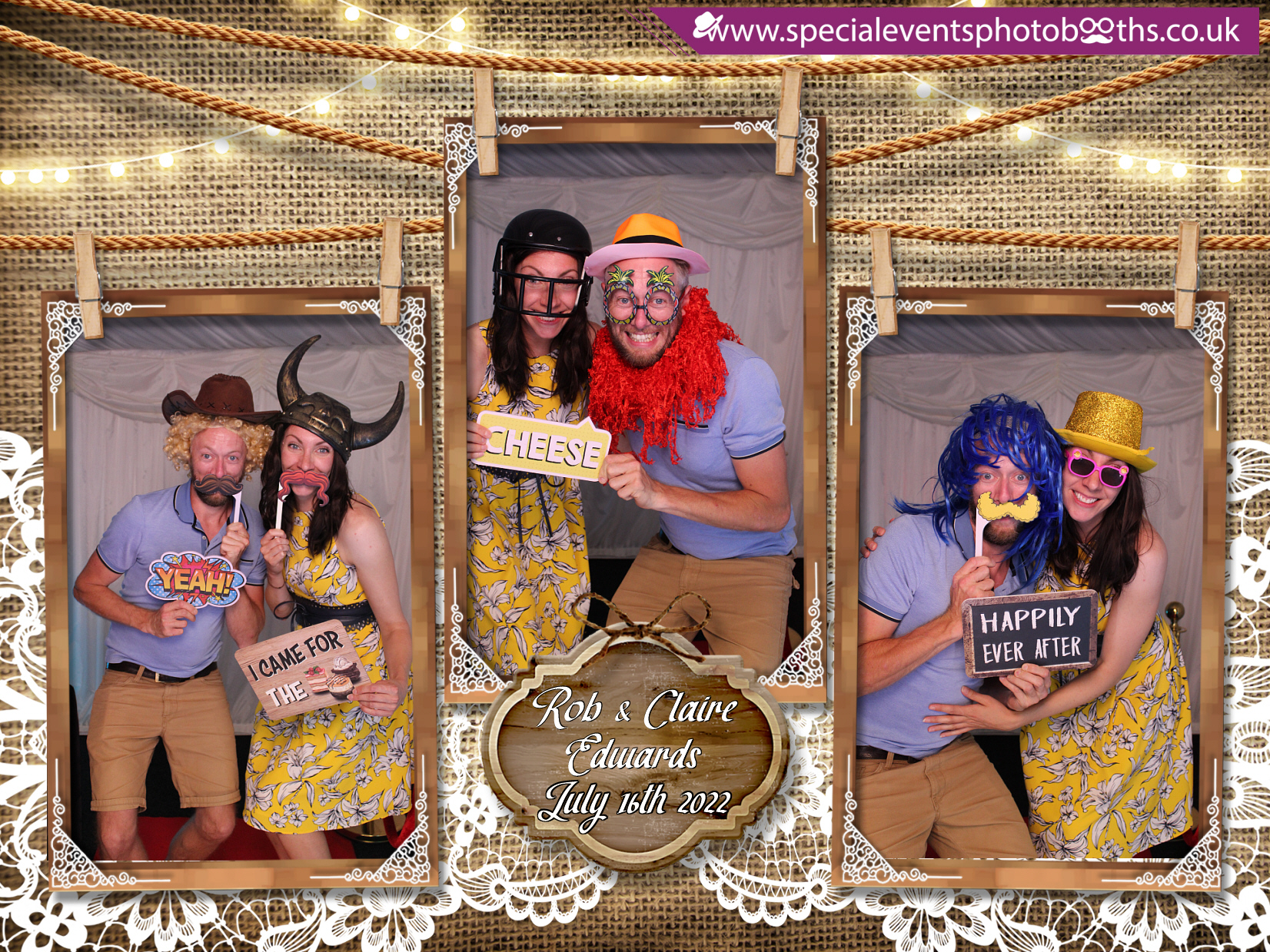 Rob & Claire's Wedding Reception | View more photos from the event at my.specialeventsphotobooths.co.uk/u/SpecialEventsPhotoBooths/Rob-Claires-Wedding-Reception