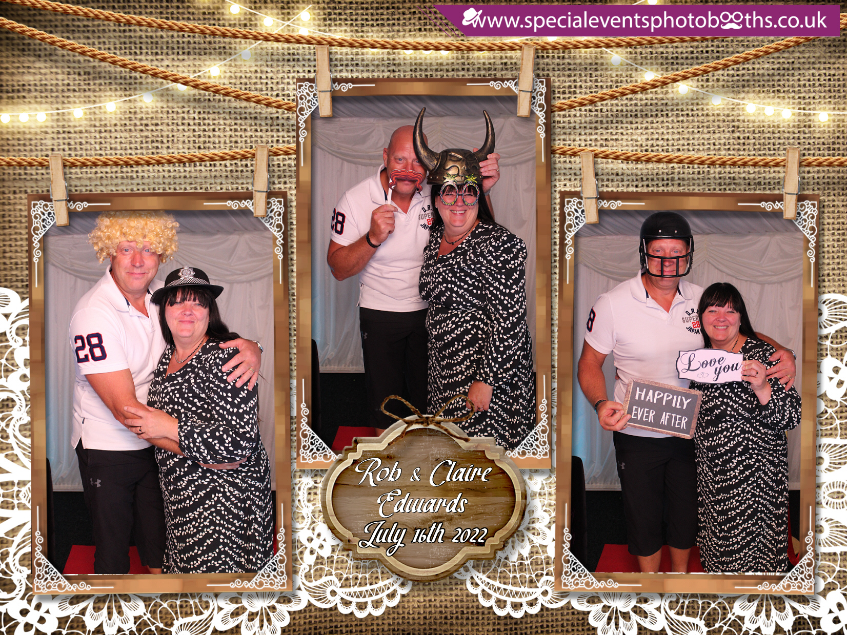 Rob & Claire's Wedding Reception | View more photos from the event at my.specialeventsphotobooths.co.uk/u/SpecialEventsPhotoBooths/Rob-Claires-Wedding-Reception