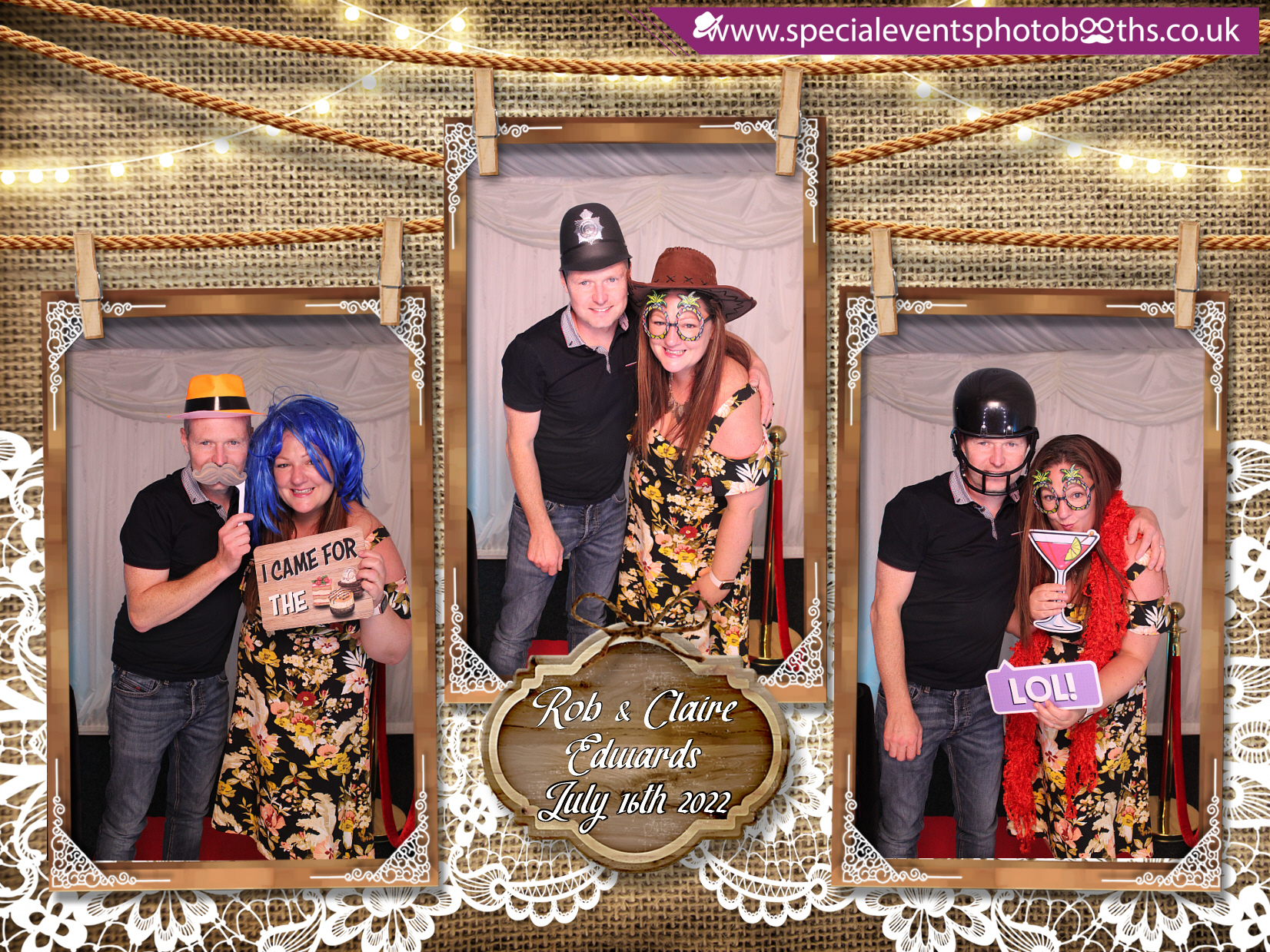 Rob & Claire's Wedding Reception | View more photos from the event at my.specialeventsphotobooths.co.uk/u/SpecialEventsPhotoBooths/Rob-Claires-Wedding-Reception