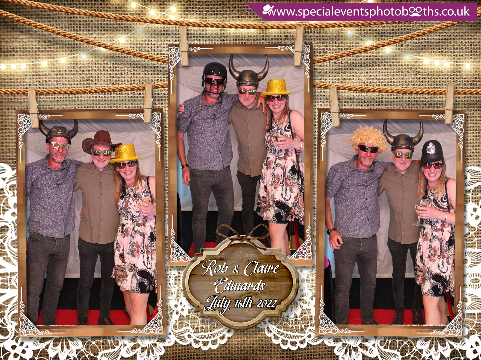 Rob & Claire's Wedding Reception | View more photos from the event at my.specialeventsphotobooths.co.uk/u/SpecialEventsPhotoBooths/Rob-Claires-Wedding-Reception