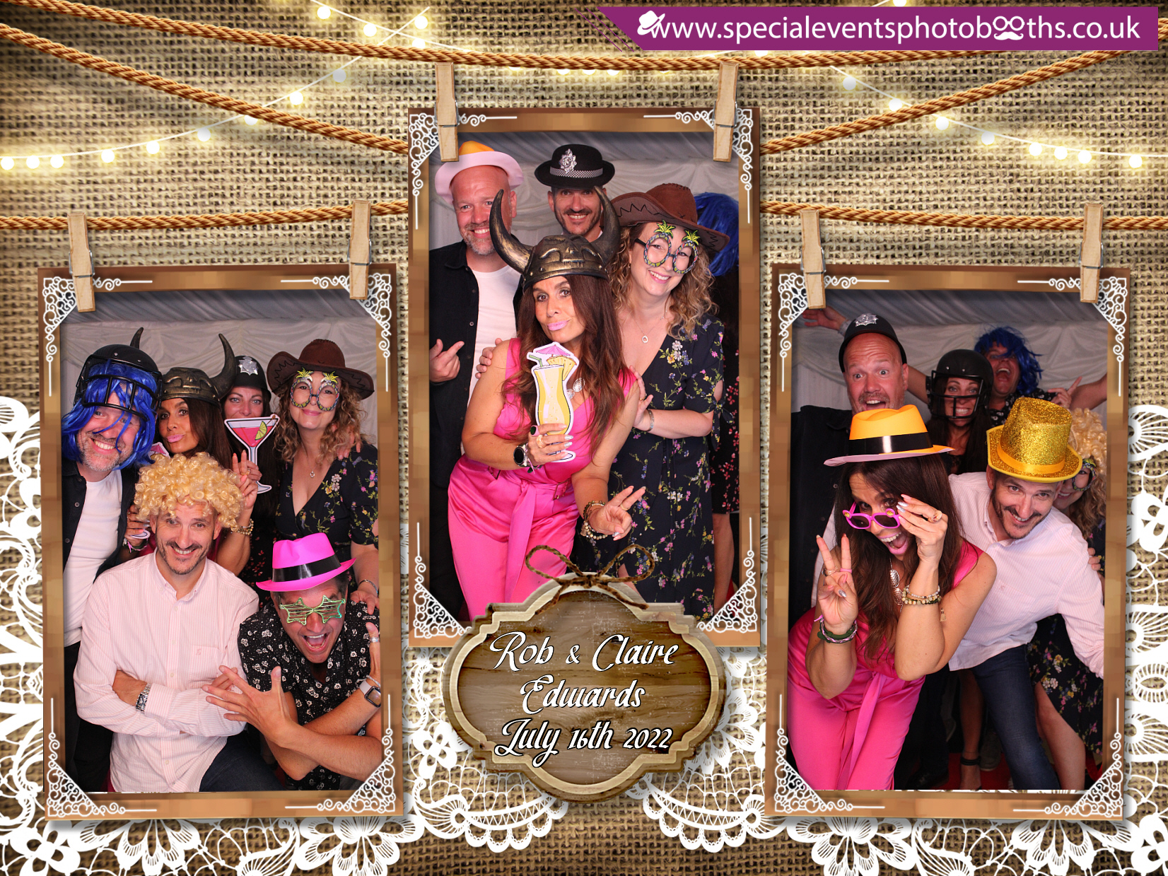 Rob & Claire's Wedding Reception | View more photos from the event at my.specialeventsphotobooths.co.uk/u/SpecialEventsPhotoBooths/Rob-Claires-Wedding-Reception
