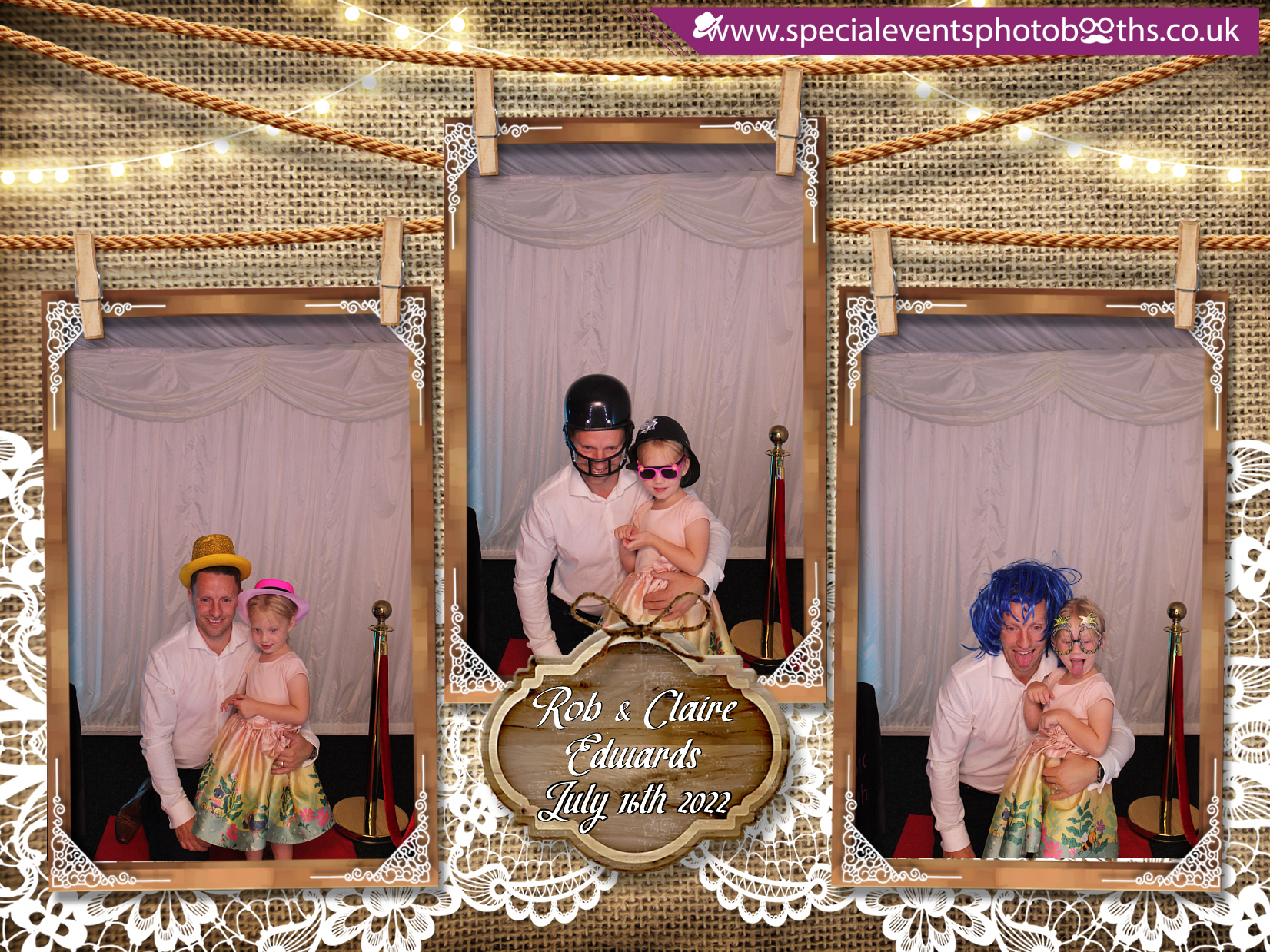Rob & Claire's Wedding Reception | View more photos from the event at my.specialeventsphotobooths.co.uk/u/SpecialEventsPhotoBooths/Rob-Claires-Wedding-Reception