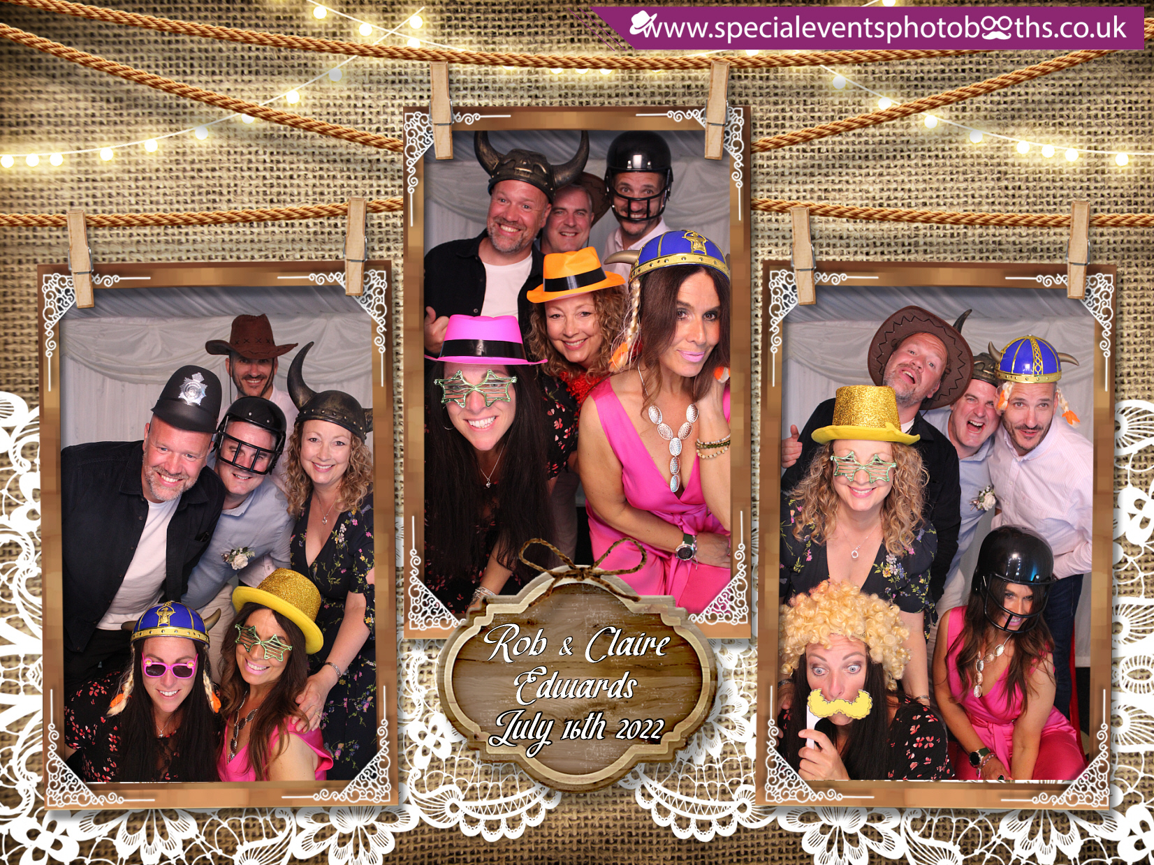 Rob & Claire's Wedding Reception | View more photos from the event at my.specialeventsphotobooths.co.uk/u/SpecialEventsPhotoBooths/Rob-Claires-Wedding-Reception