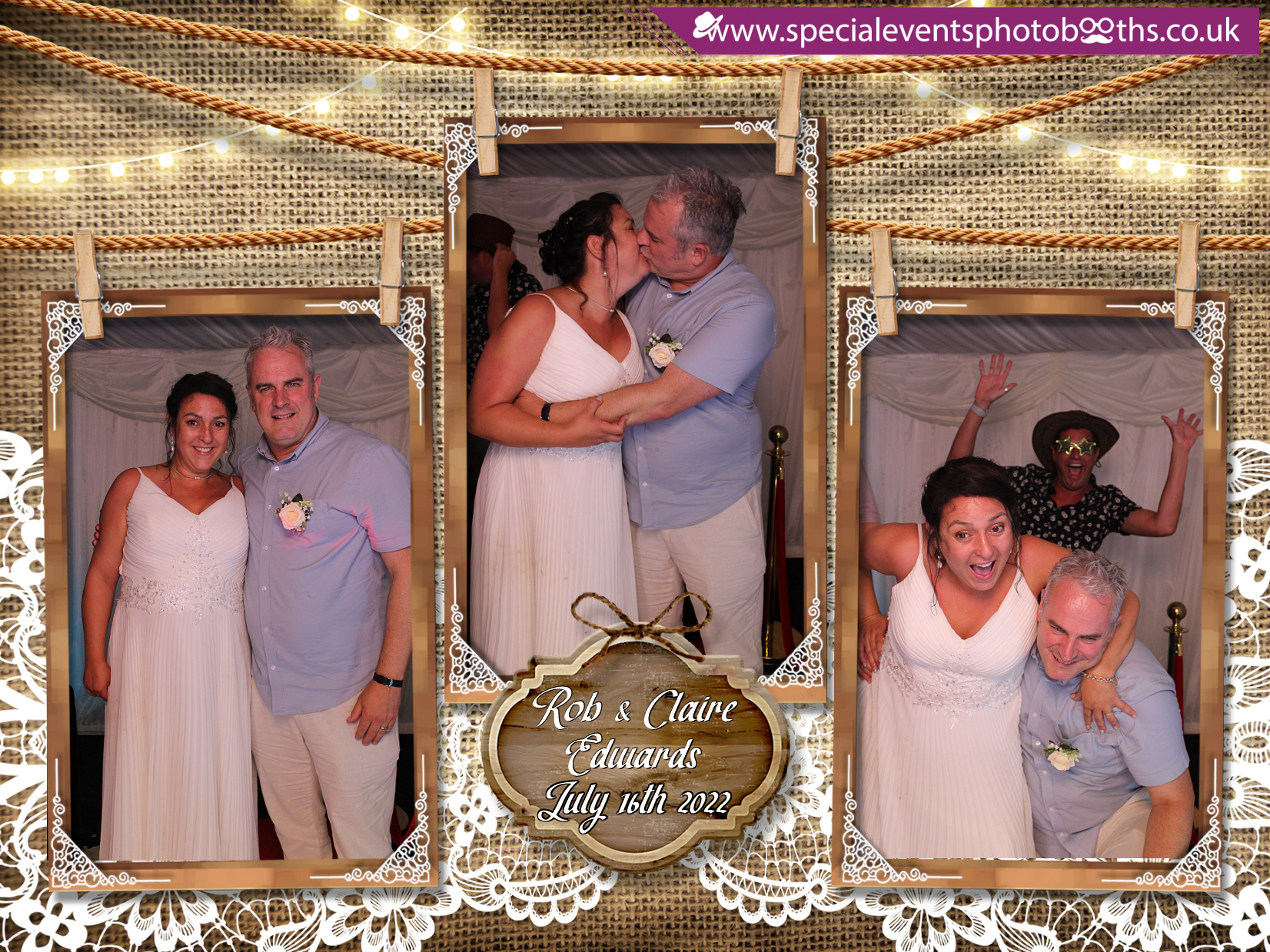 Rob & Claire's Wedding Reception | View more photos from the event at my.specialeventsphotobooths.co.uk/u/SpecialEventsPhotoBooths/Rob-Claires-Wedding-Reception