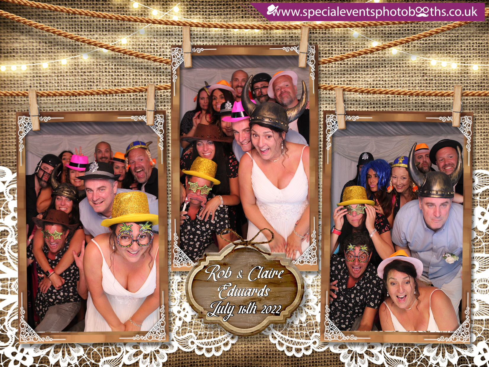 Rob & Claire's Wedding Reception | View more photos from the event at my.specialeventsphotobooths.co.uk/u/SpecialEventsPhotoBooths/Rob-Claires-Wedding-Reception