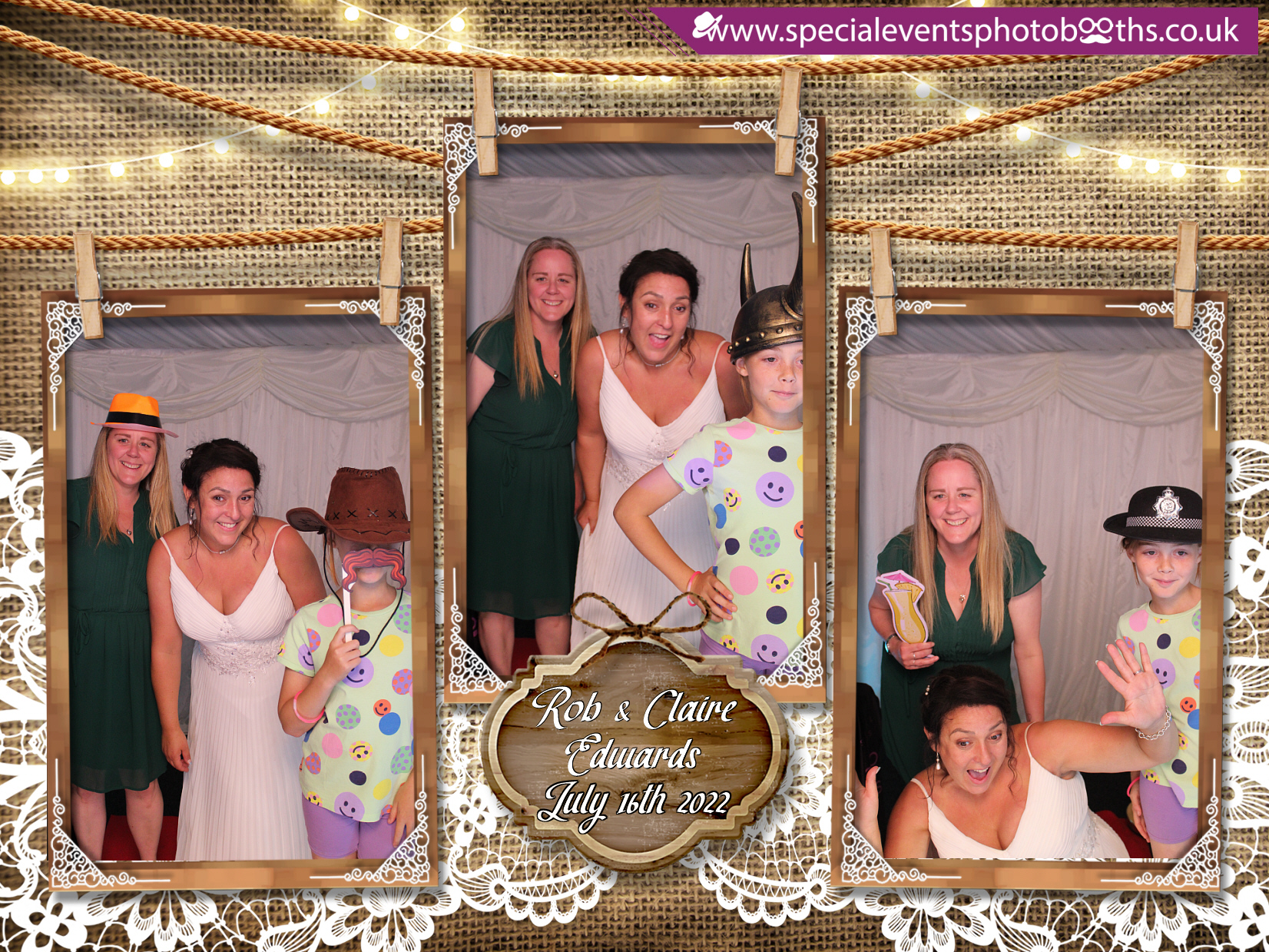 Rob & Claire's Wedding Reception | View more photos from the event at my.specialeventsphotobooths.co.uk/u/SpecialEventsPhotoBooths/Rob-Claires-Wedding-Reception