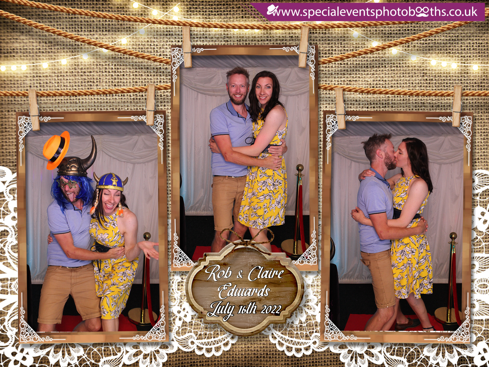 Rob & Claire's Wedding Reception | View more photos from the event at my.specialeventsphotobooths.co.uk/u/SpecialEventsPhotoBooths/Rob-Claires-Wedding-Reception