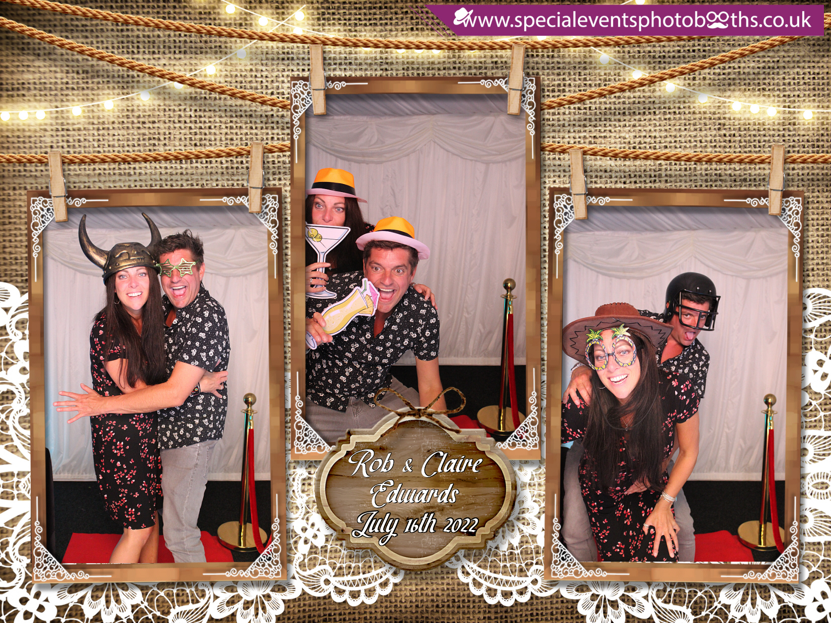 Rob & Claire's Wedding Reception | View more photos from the event at my.specialeventsphotobooths.co.uk/u/SpecialEventsPhotoBooths/Rob-Claires-Wedding-Reception