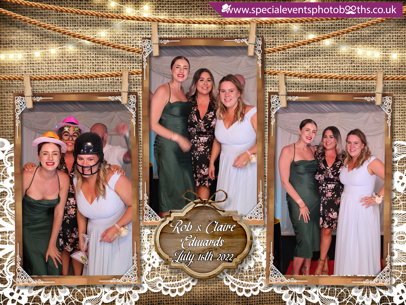 Rob & Claire's Wedding Reception | View more photos from the event at my.specialeventsphotobooths.co.uk/u/SpecialEventsPhotoBooths/Rob-Claires-Wedding-Reception