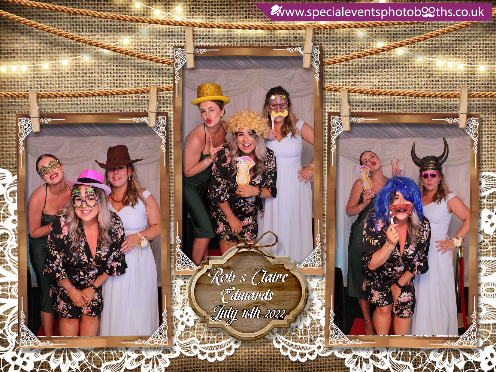 Rob & Claire's Wedding Reception | View more photos from the event at my.specialeventsphotobooths.co.uk/u/SpecialEventsPhotoBooths/Rob-Claires-Wedding-Reception